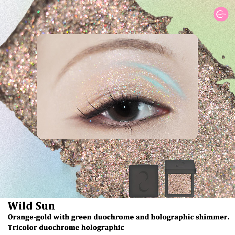DRAMO Moonwheel Project Pearlescent Single Eyeshadow - Shimmering Pressed Powder Makeup for Day & Night Wear - Perfect for Parties, Date Nights & Special Occasions