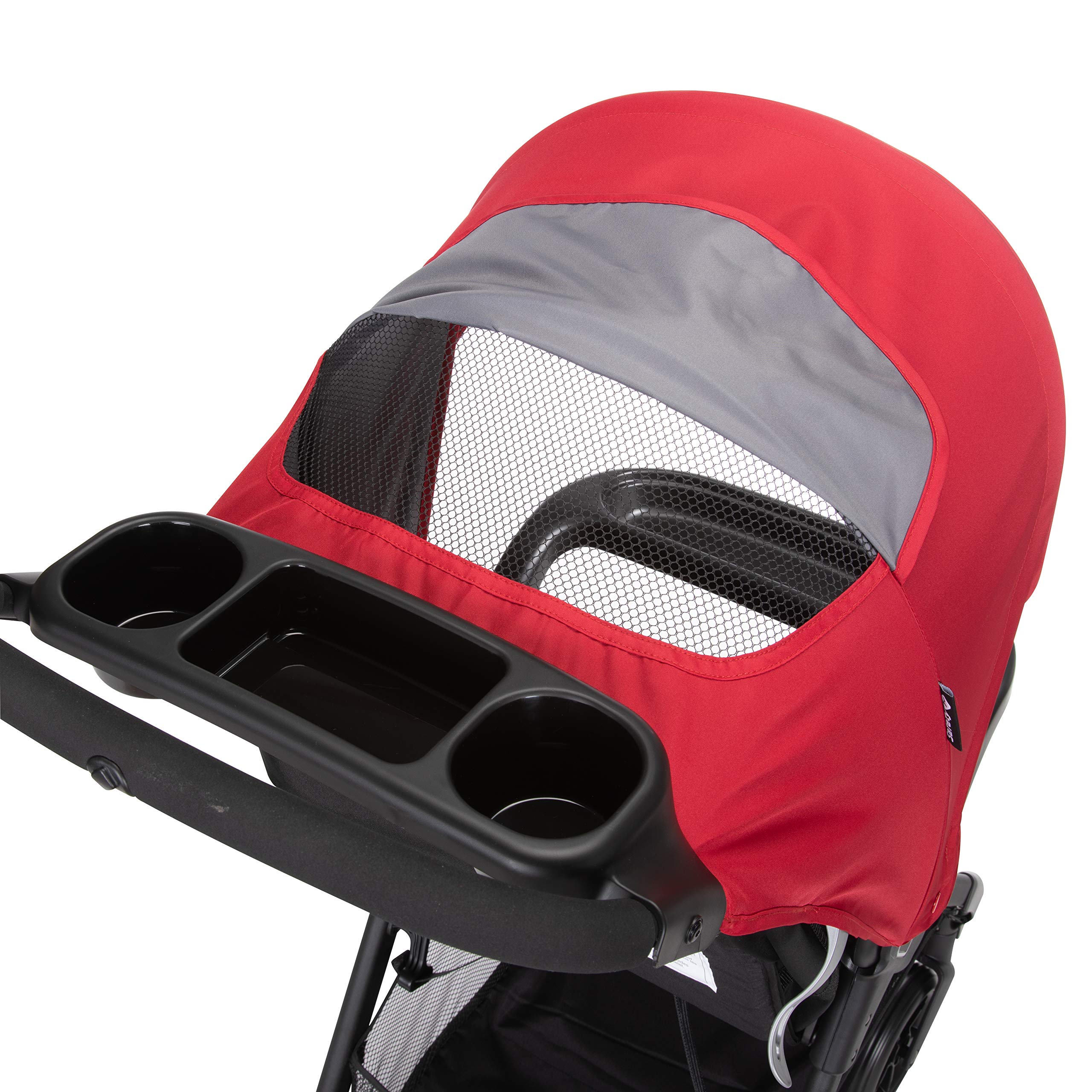Safety 1st Smooth Ride Travel System Stroller & OnBoard™ FLX Car Seat Combo - Lightweight Infant Stroller with Car Seat for Newborns, Black Cherry | Perfect for Travel, Shopping & Daily Outings