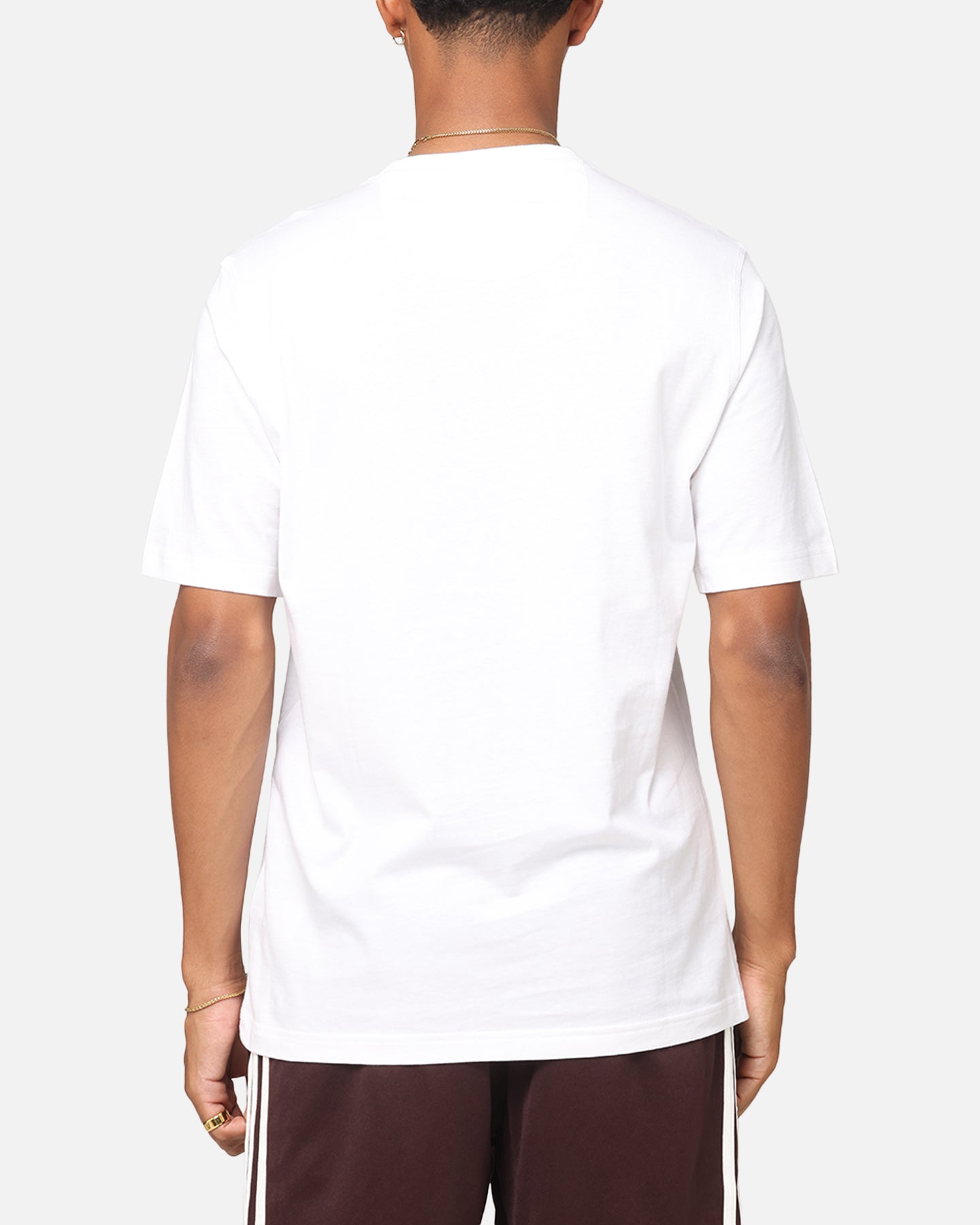 Adidas Essentials Men's White T-Shirt - Comfortable Cotton Crewneck Tee for Casual Wear & Gym Workouts