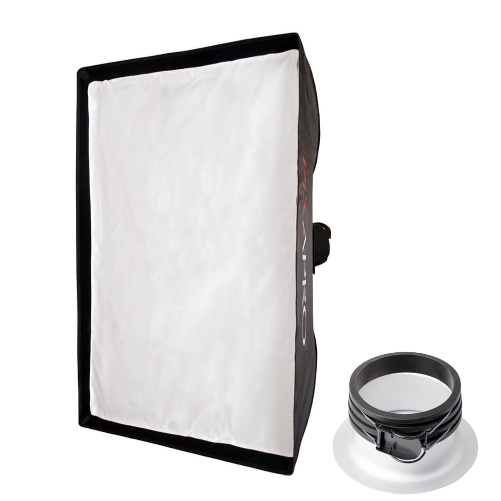 60x90cm Professional Photography Softbox - Durable Rectangular Light Diffuser for Studio & Portrait Photography (No Honeycomb Grid) - Perfect for Product Shoots, YouTube Videos & Indoor Lighting