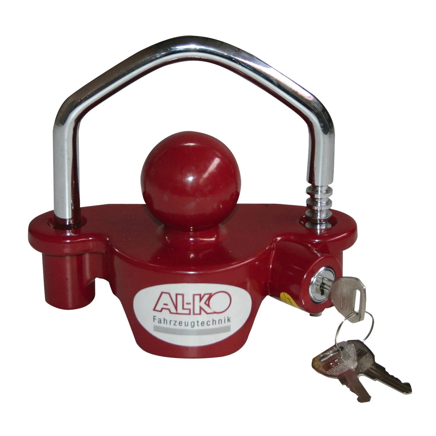 AlKo Tow Ball Coupling Lock - Heavy Duty Trailer Hitch Lock for Caravans, Trailers & Boat - Anti-Theft Security Device for Outdoor Camping & Towing Safety