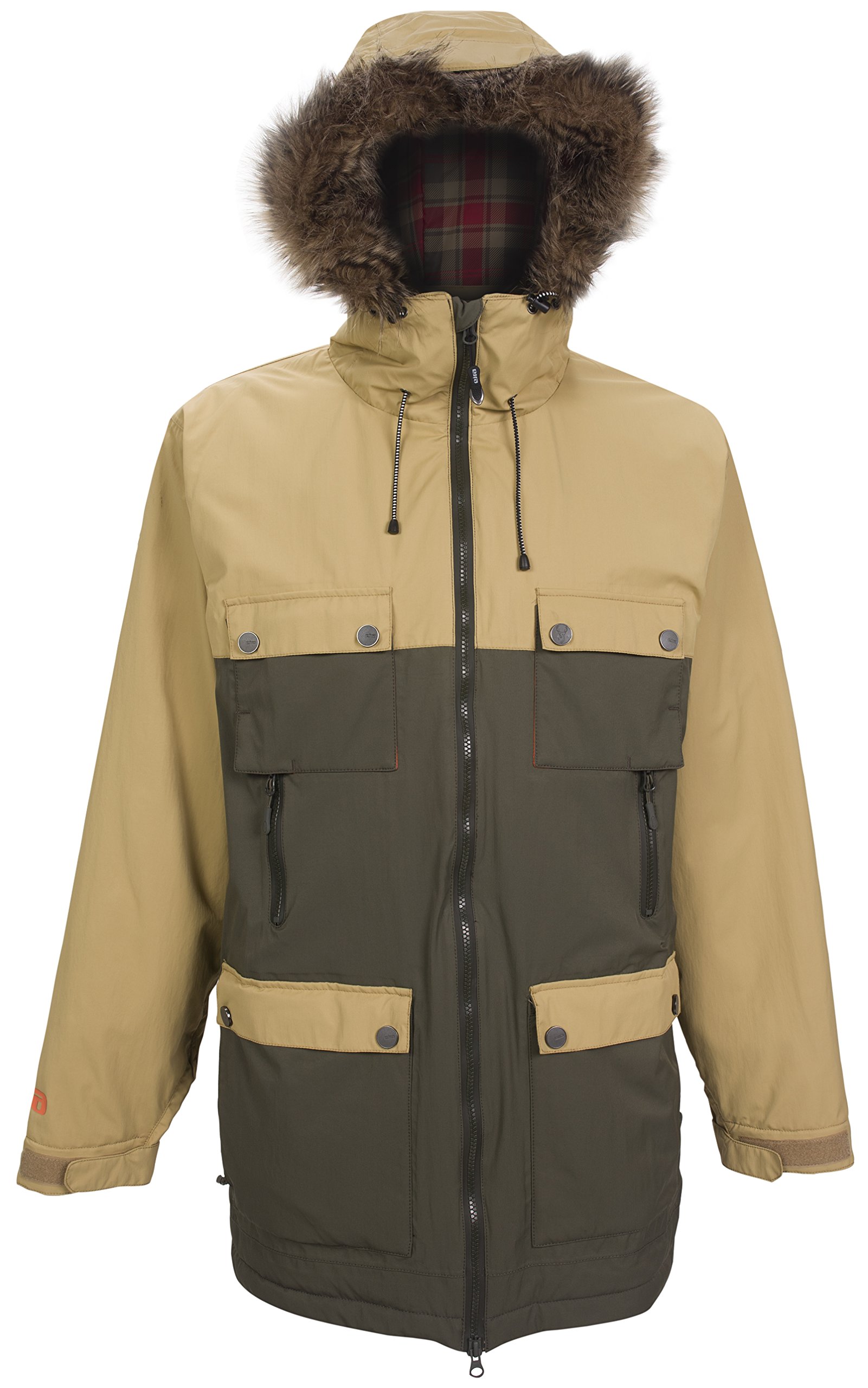 EIRA Men's Winter Parka Jacket - Waterproof Windproof Cold Weather Coat for Outdoor Activities, Hiking & Camping
