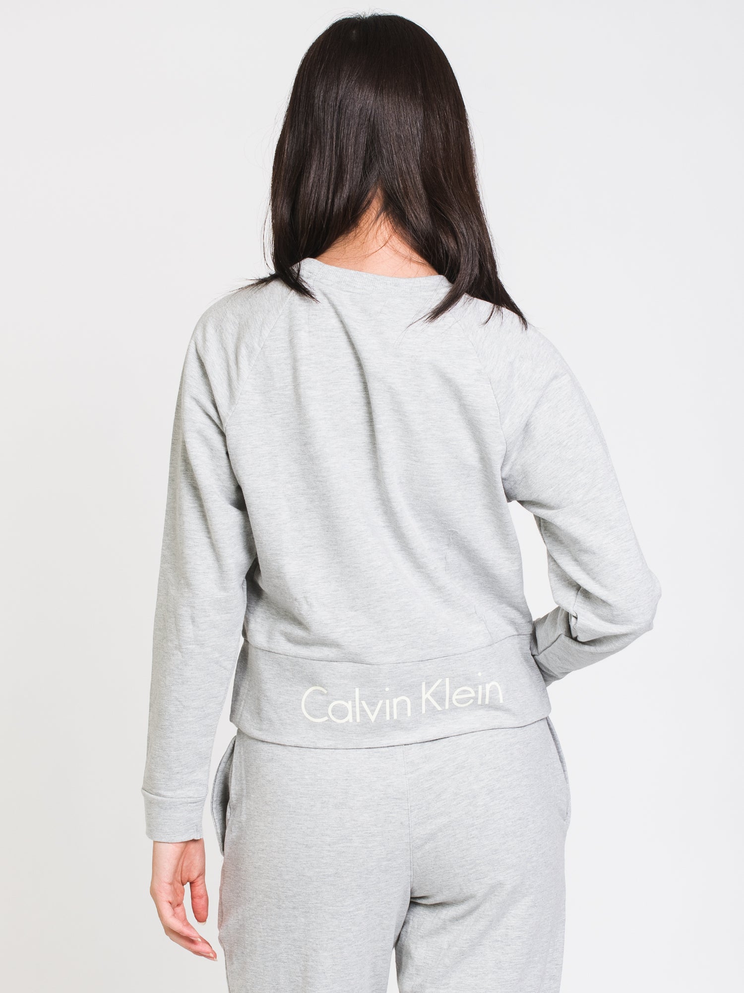 Calvin Klein Eco Lounge Crew Neck Sweatshirt - Soft & Sustainable Cotton - Men's Casual Pullover for Relaxing at Home or Gym
