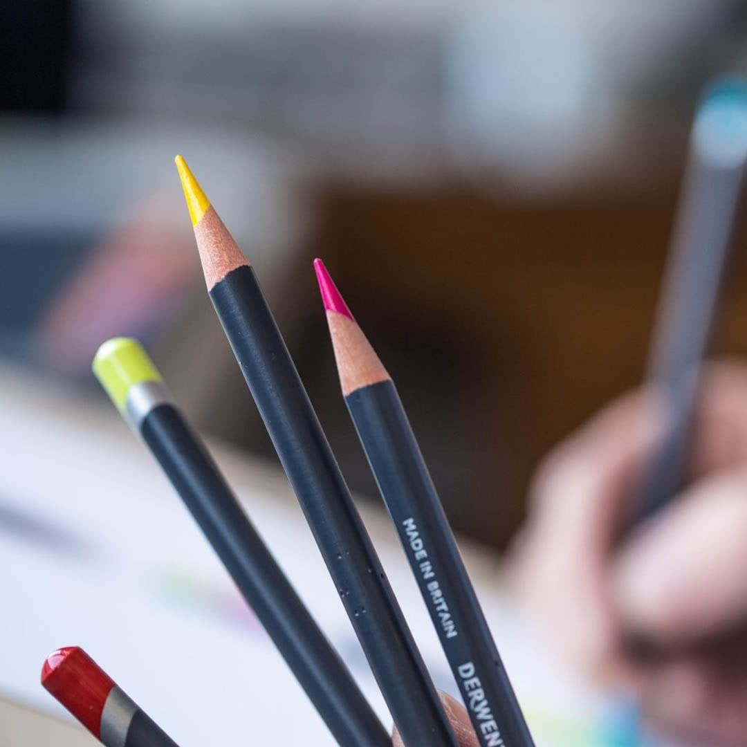 Derwent Procolour Colored Pencils Set - 24 Premium Artist Drawing Pencils in Metal Tin for Professional Sketching, Coloring & Art Projects - Perfect for Adults & Students (2302506)