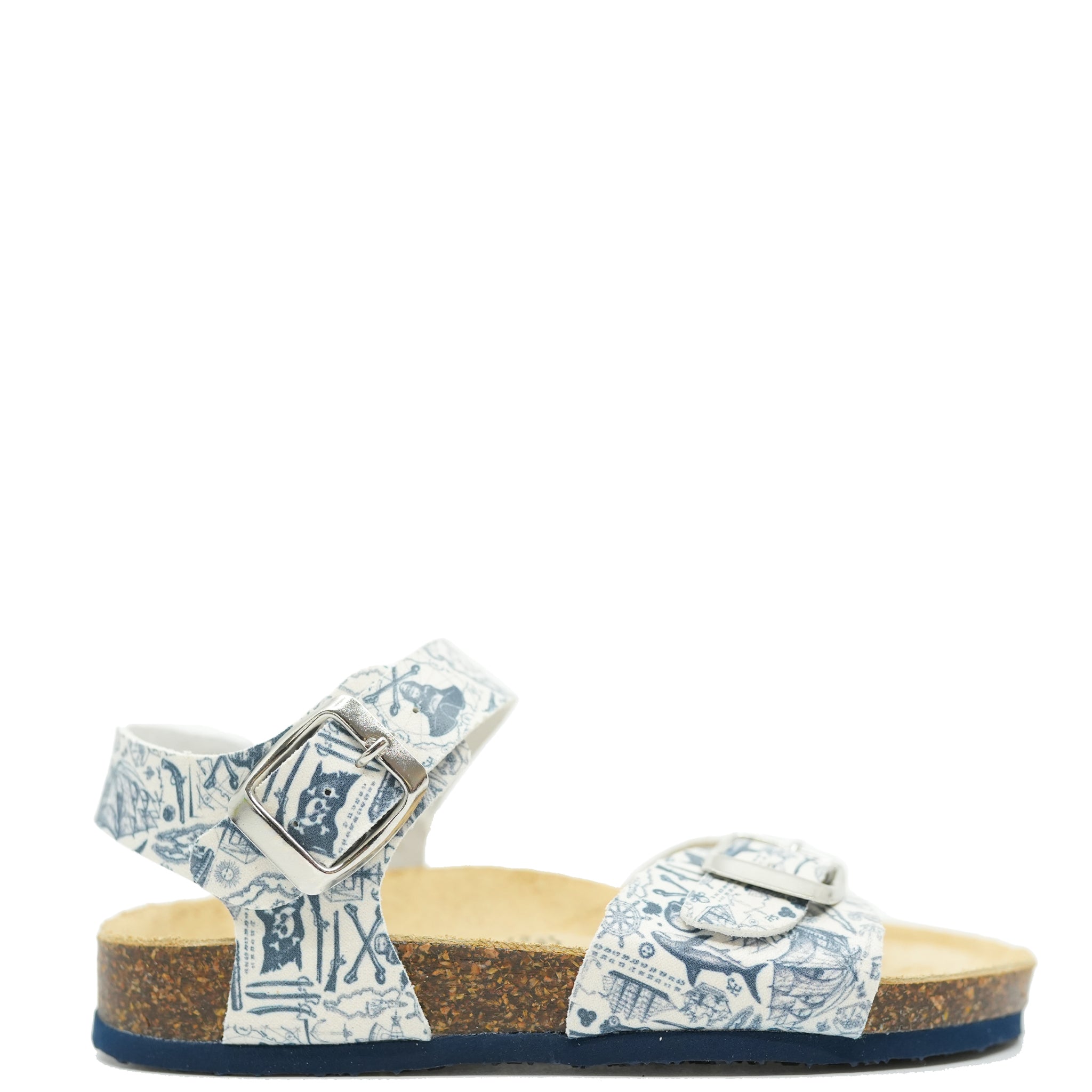 Primigi Blue Pirate Birkenstock Sandals for Kids - Comfortable & Stylish Summer Footwear - Perfect for Beach, Pool, and Outdoor Play
