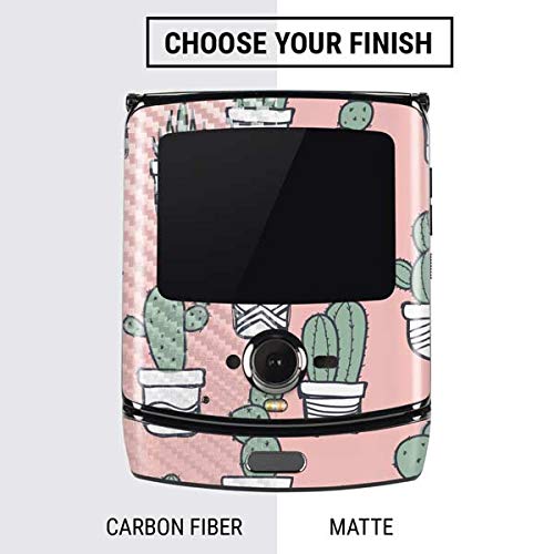 Motorola RAZR Phone Skin - Pink Cactus Design for Protection & Style