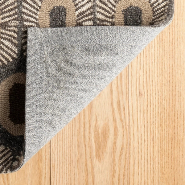 Dash & Albert Stowe Hand Micro Hooked Wool Rug - Soft & Durable Area Rug for Living Room, Bedroom, Dining Room - Cozy Home Decor & Floor Covering