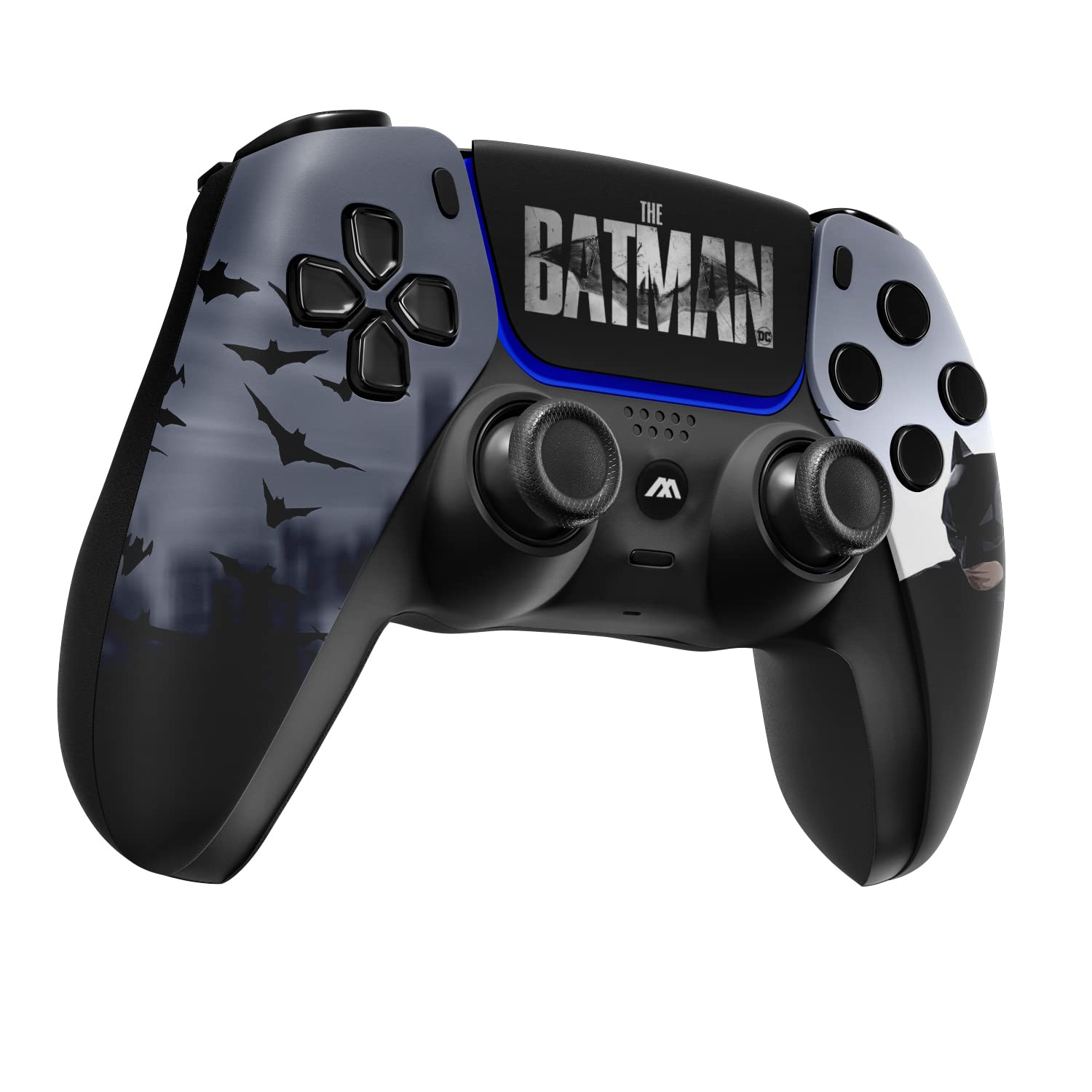 MODDEDZONE Wireless Gaming Controller for PS5 & PC - Custom Rapid Fire, Anti-Recoil & Smart Macros via App Control | Enhanced FPS Gaming Performance | Perfect for Call of Duty, Fortnite & Competitive Play (Bat Edition)