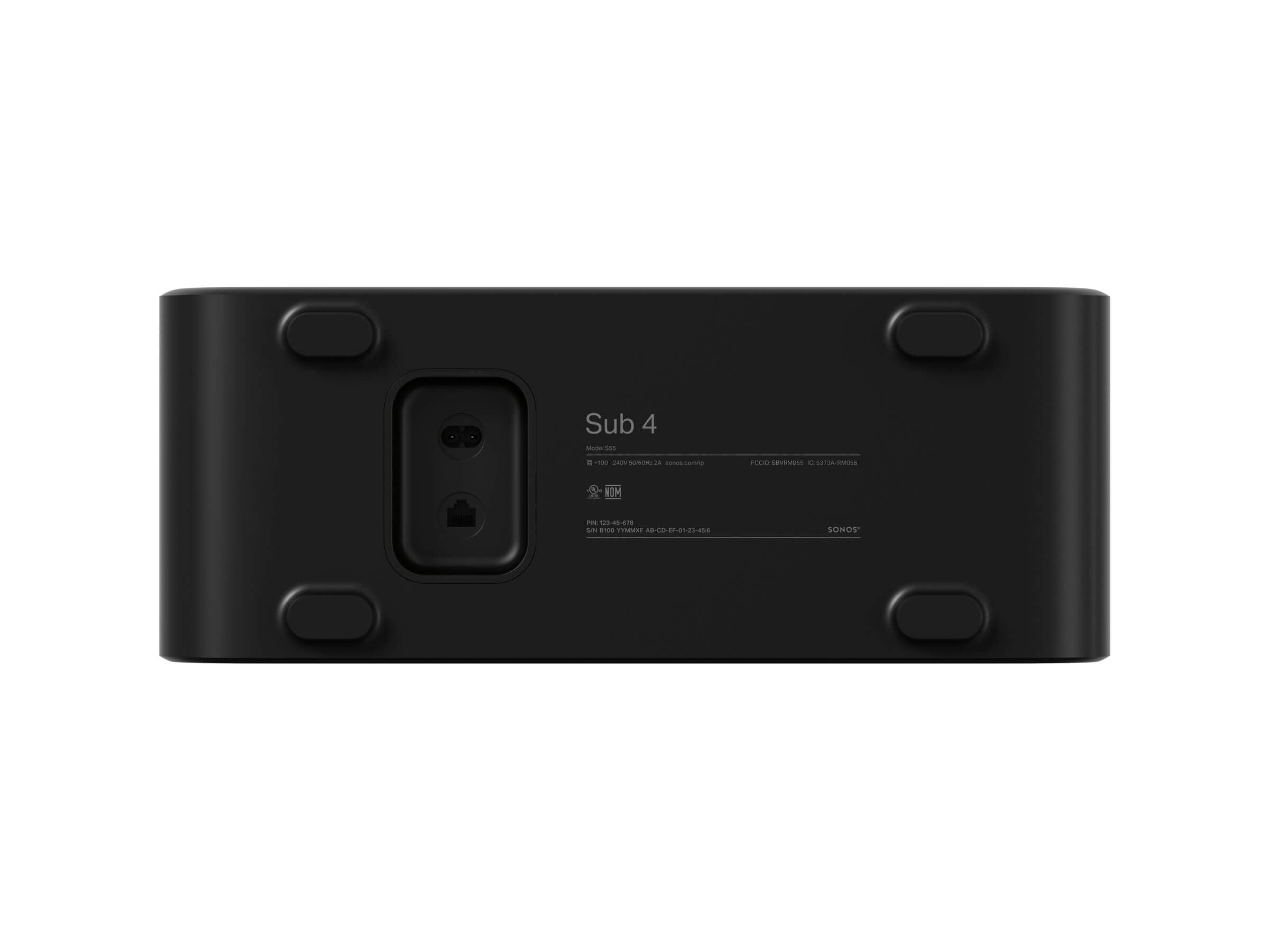 Sonos Sub 4 Wireless Speaker - Powerful Home Audio System for Immersive Movie Nights & Music Listening