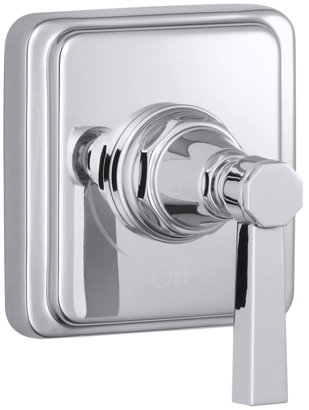 KOHLER Pinstripe® Valve Trim with Pure Design Lever Handle - Modern Bathroom Faucet for Sink, Vanity & Powder Room - Perfect for Home, Hotel & Commercial Use