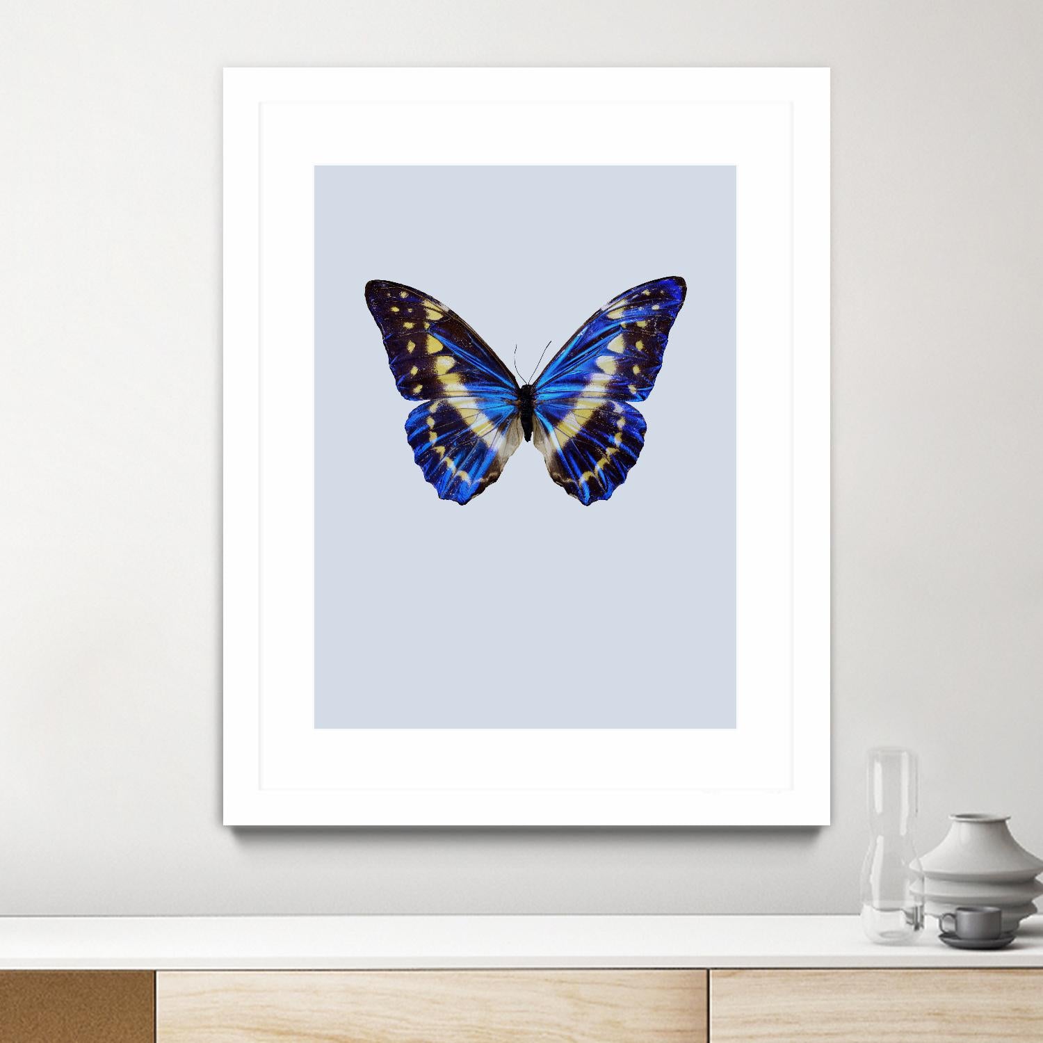 Blue Butterfly Jewelry - Elegant Sterling Silver Butterfly Pendant Necklace for Women | Perfect for Gifts, Parties & Everyday Wear