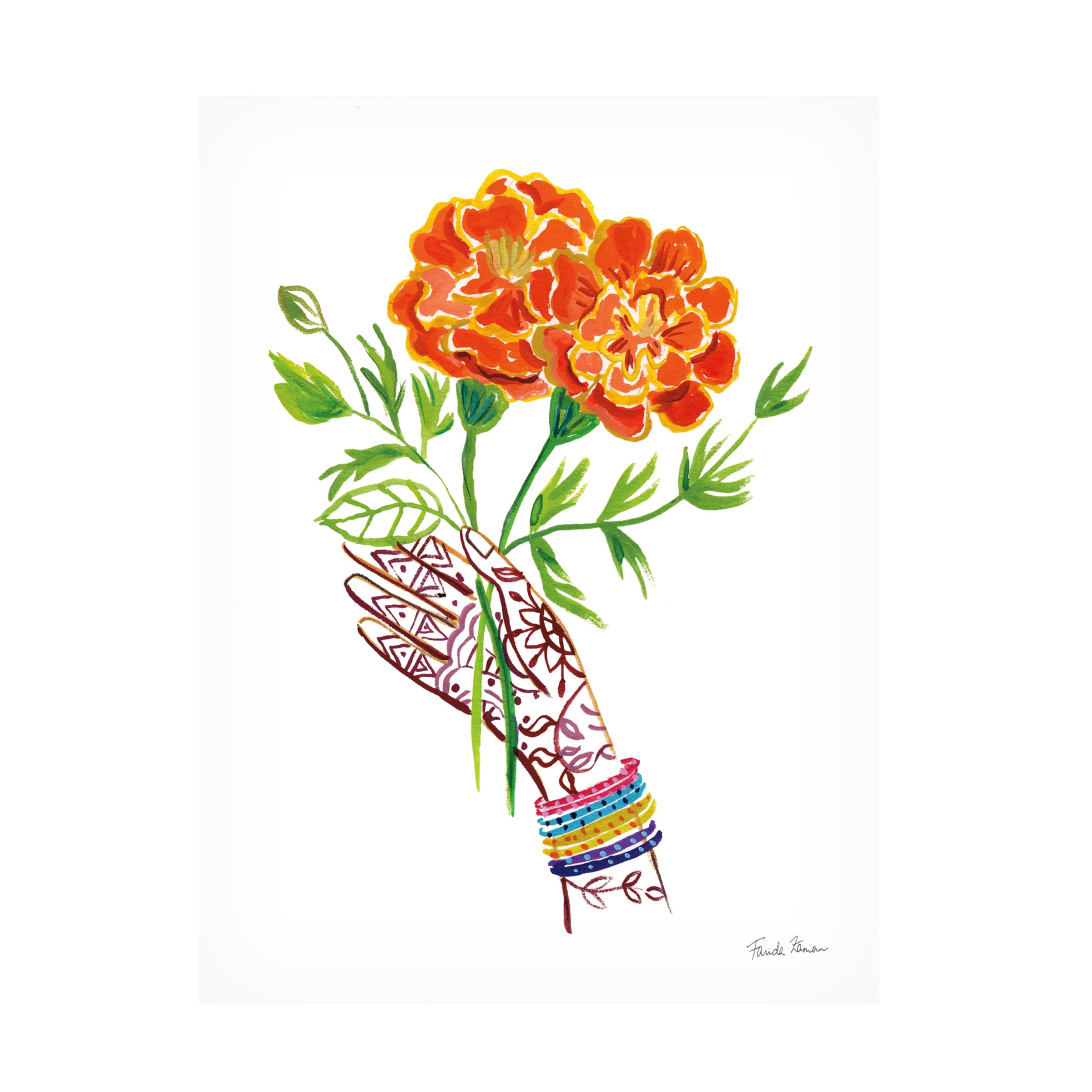 Trademark Fine Art 'Aunt Inspiration I Color' Canvas Wall Art Print by Wild Apple Portfolio - Perfect for Living Room, Bedroom & Office Decor