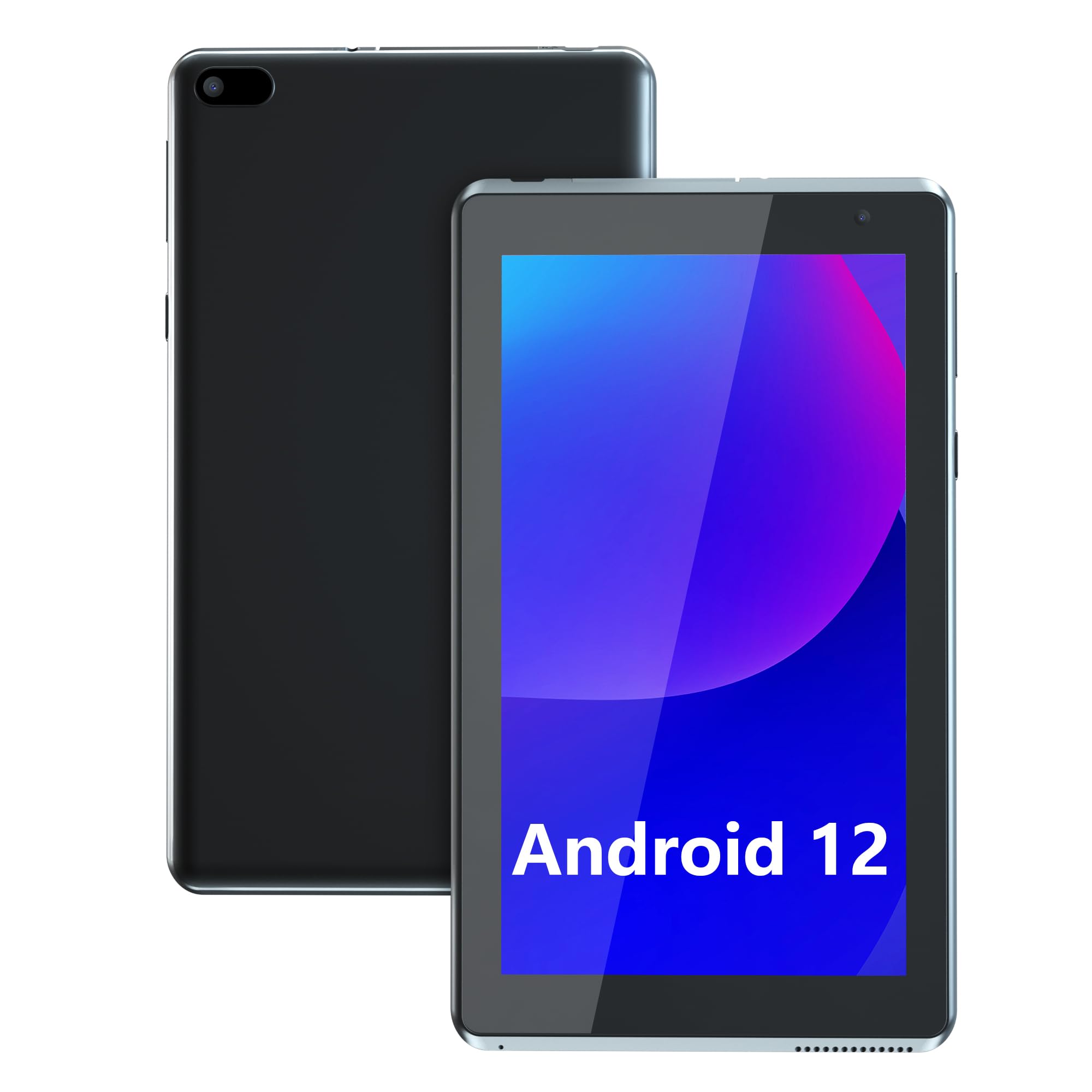 ATOZEE 7 Inch Android 12 Tablet - Quad-Core 1.5GHz Processor, 4GB RAM, 32GB Storage (Expandable to 1024GB), 1024x600 IPS HD Display, Dual Camera, WiFi-6 & Bluetooth - Perfect for Work, Study, and Entertainment