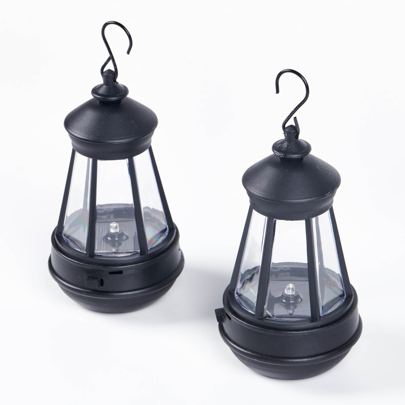 Waterproof Solar Lantern Lights - 2 Pack Mini Outdoor Solar Lights for Garden, Patio, Pathway & Yard Decor | Weatherproof & Energy Efficient Landscape Lighting for Backyard, Deck & Porch