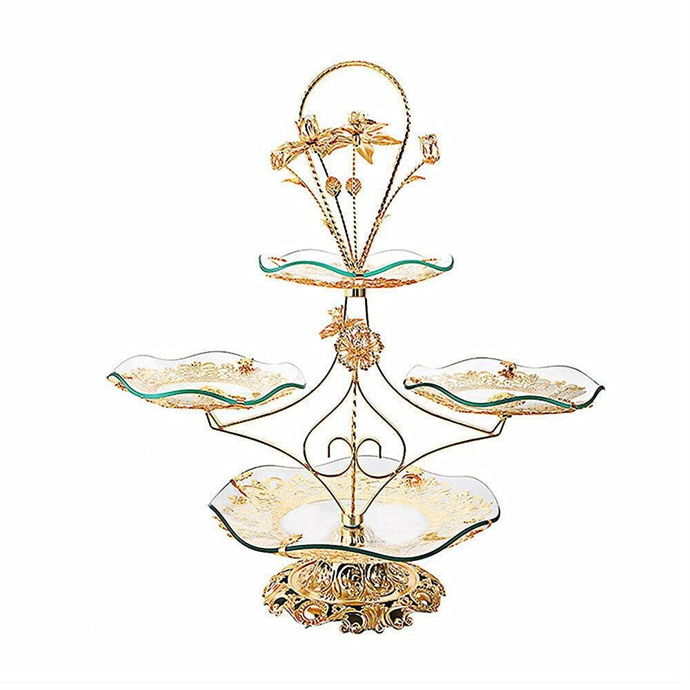 4-Tier Metal Cupcake Stand - Elegant Dessert Display Tower for Weddings, Parties & Events - Sturdy Cupcake Holder for Cakes, Pastries & Treats - Perfect for Birthday Celebrations, Baby Showers & Buffet Displays