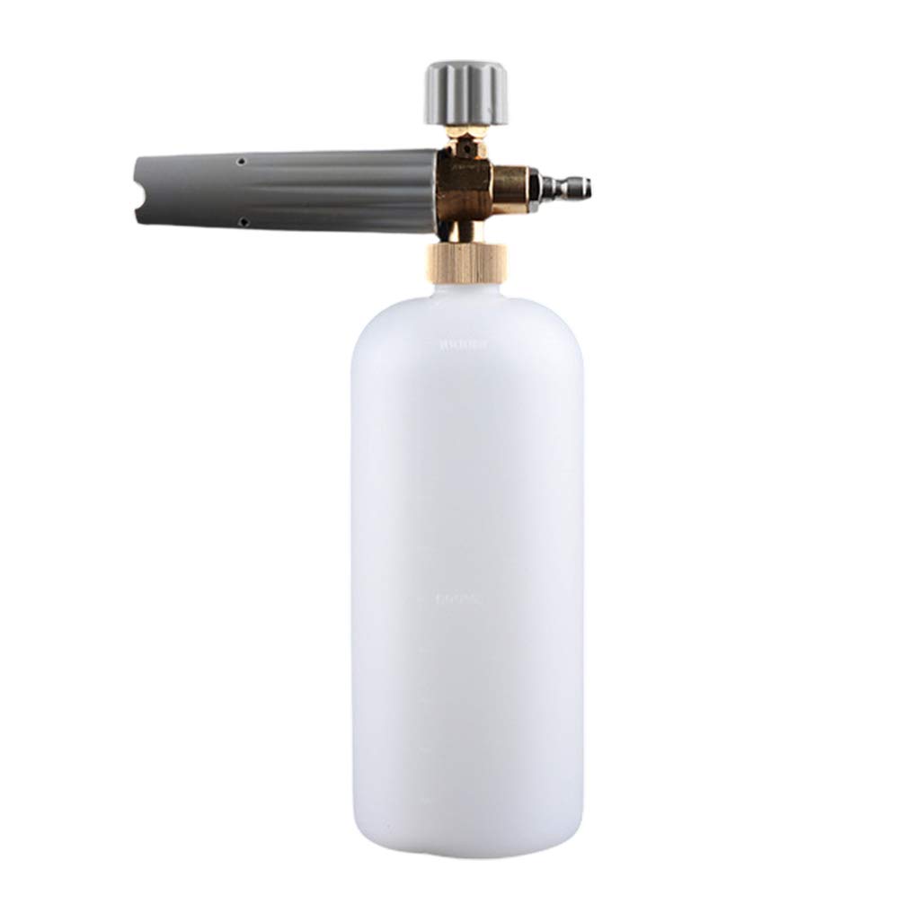 ULTECHNOVO High Pressure Hose Car Wash Kit with Foam Sprayer - Heavy Duty Water Spray Bottle for Car, Truck, SUV Cleaning (Grey) - Perfect for Driveway Washing, Auto Detailing & Vehicle Maintenance