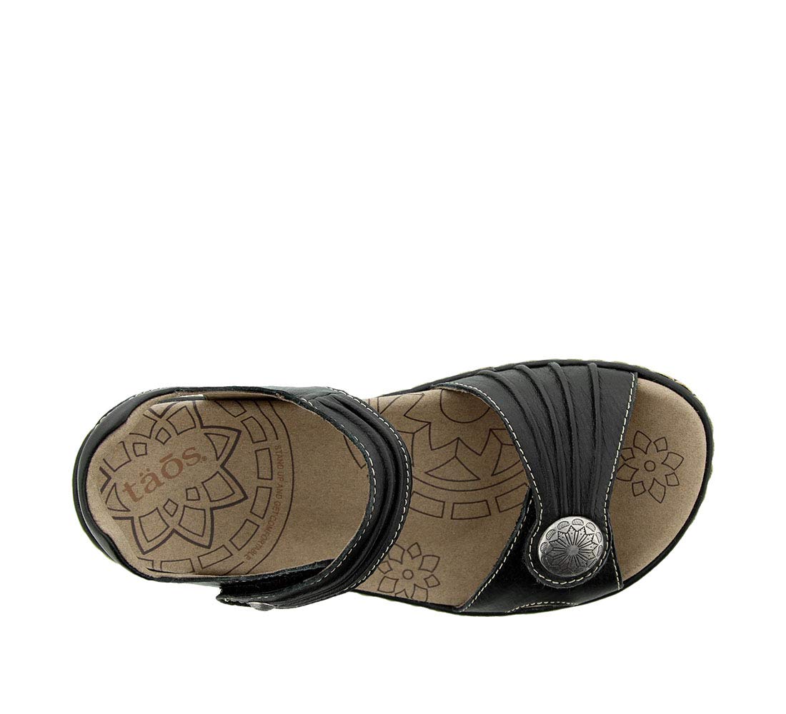 Taos Women's Escape Sandal - Comfortable Leather Straps & Cushioned Footbed - Perfect for Summer, Travel & Casual Wear