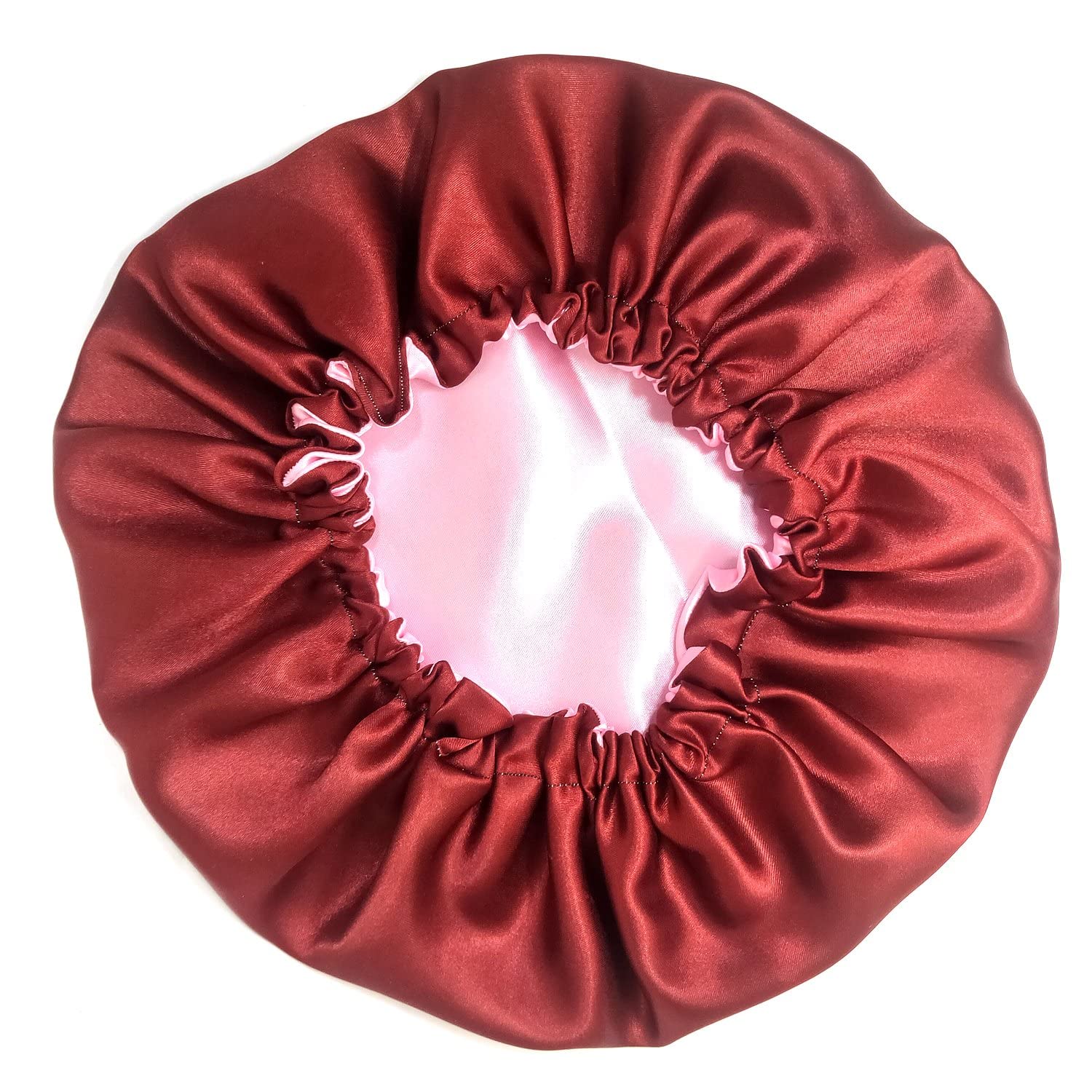 Anokhi Ada Dual Layer Satin Bonnet for Girls & Women - Silk-Like Hair Protection for Curly & Natural Hair - Nighttime & Travel Use (36-09)