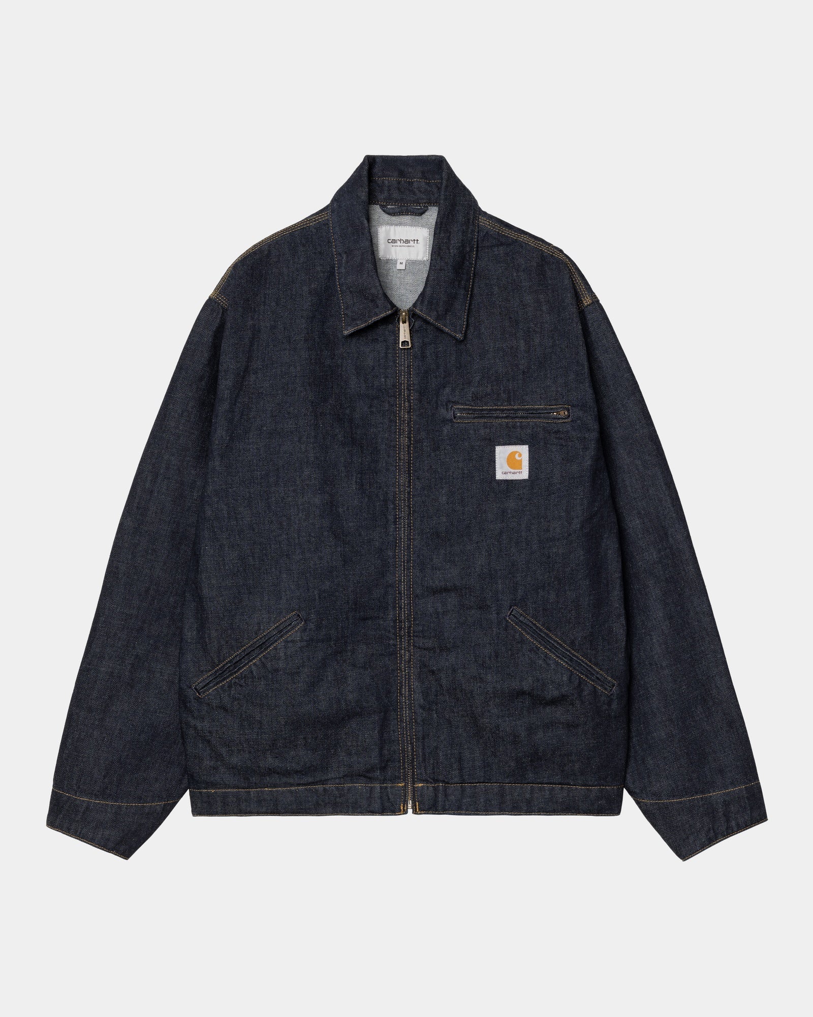 OG Detroit Jacket for Men - Spring Denim Jacket in Washed Blue | Vintage Style Workwear for Casual Outfits & Streetwear Fashion