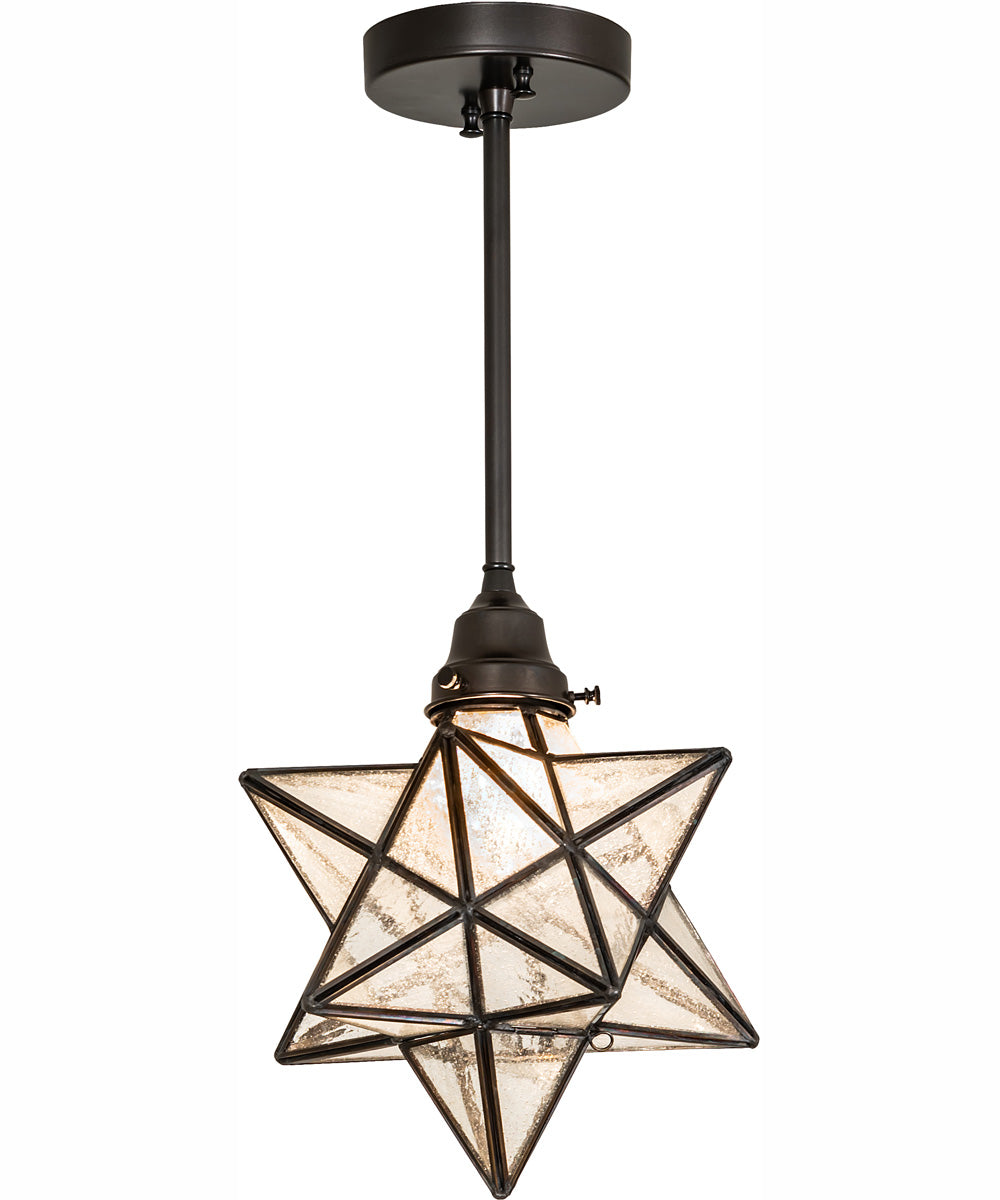 10.5 Inch Wide Moravian Star Pendant - Elegant Christmas Tree Ornament & Holiday Home Decor for Festive Season