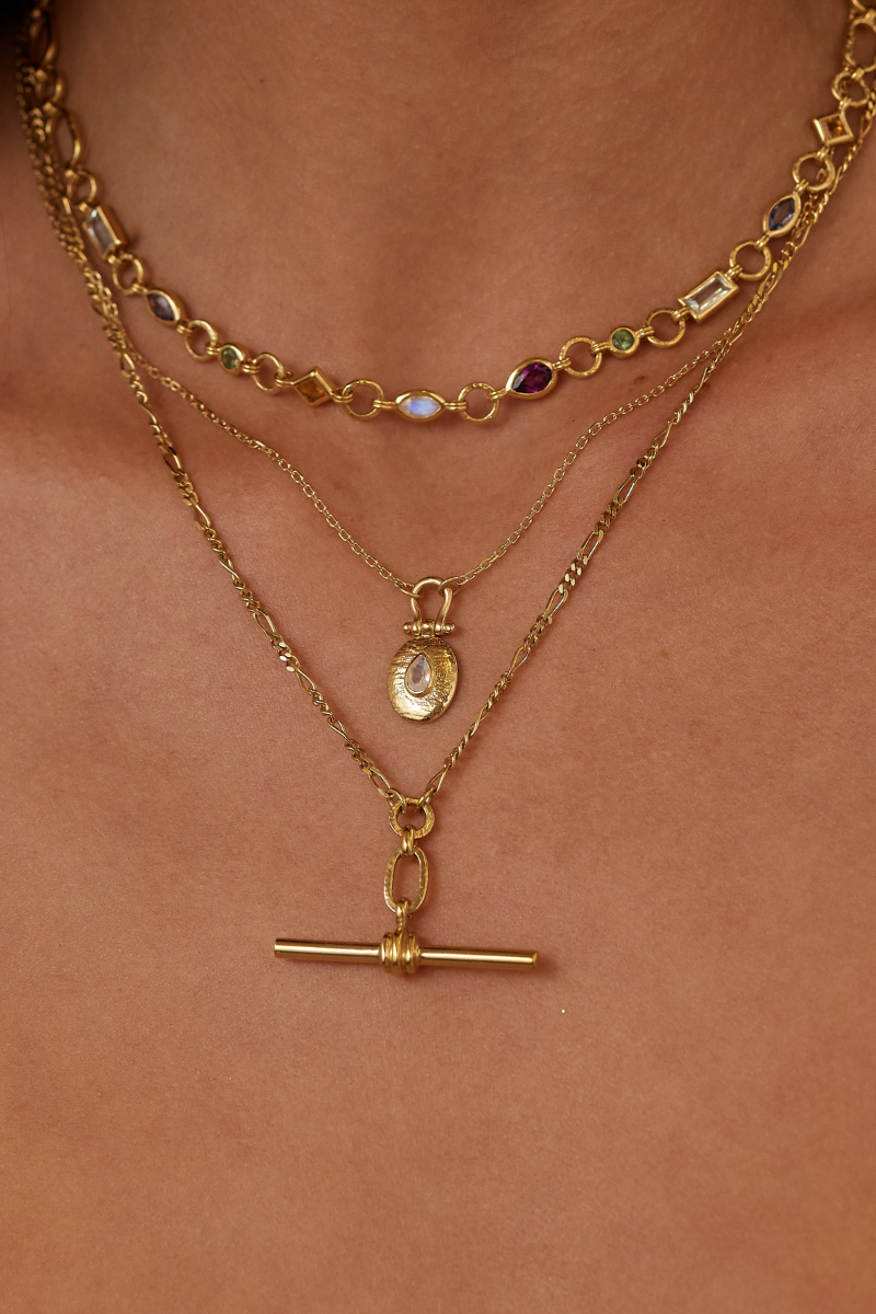 Calypso Gold Necklace for Women - Elegant 14K Solid Gold Pendant Necklace - Perfect for Everyday Wear, Gifts & Special Occasions