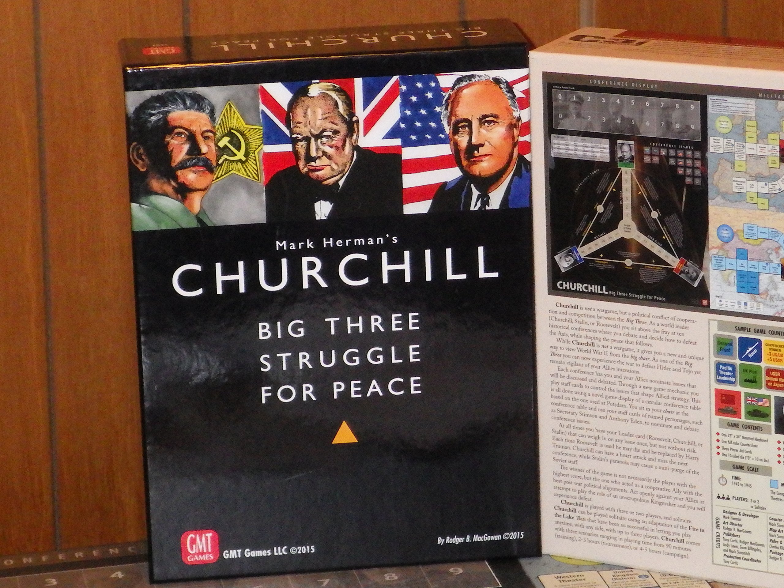 GMT Games Churchill Board Game - Strategic WWII Political Simulation for History Buffs & Game Night Enthusiasts