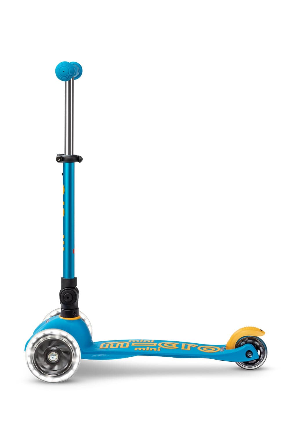 Micro Kickboard Mini Foldable LED Scooter for Kids - Light Up 3 Wheel Kick Scooter with Adjustable Handlebar - Perfect for Commuting, Park Rides & Neighborhood Fun