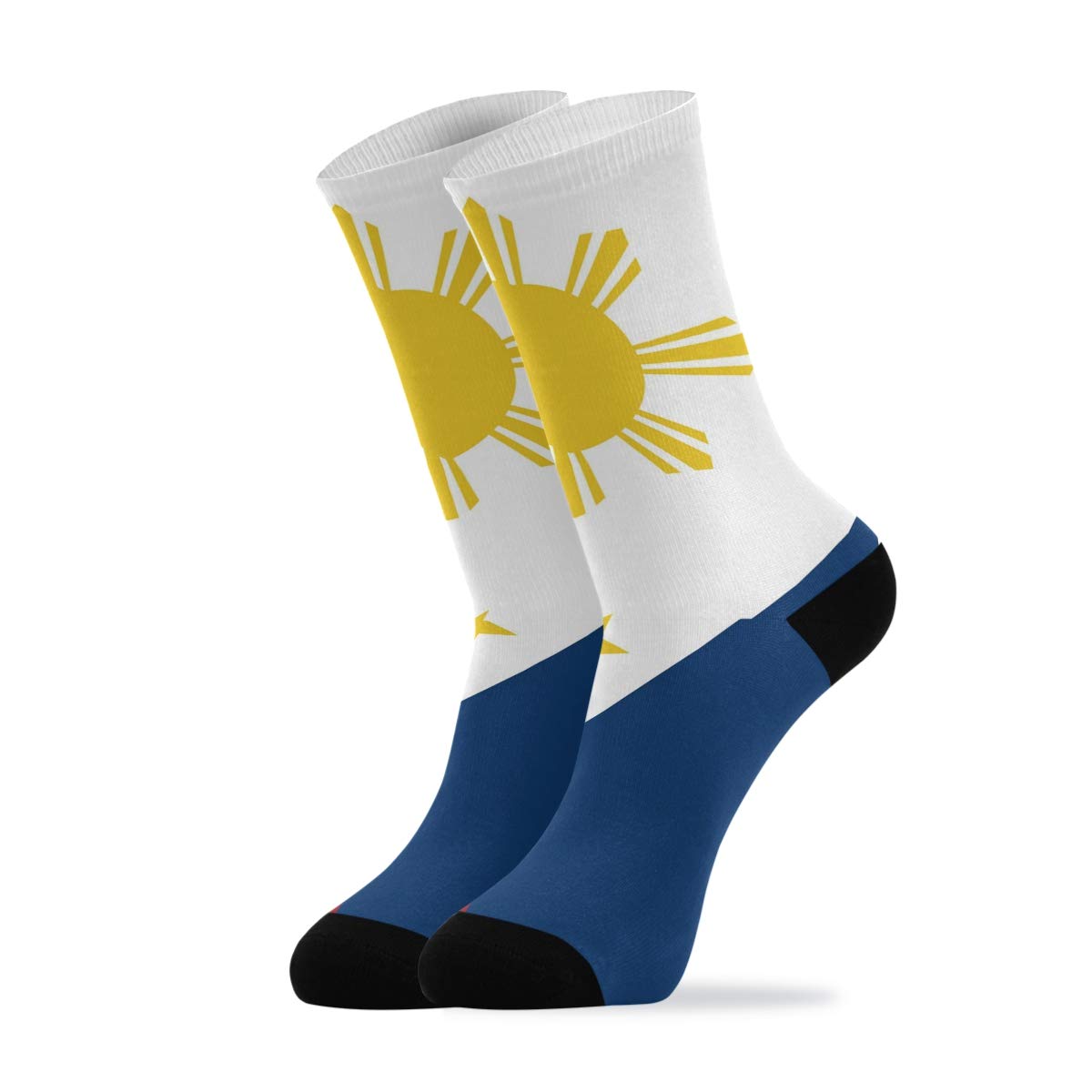 Quick-Drying Novelty Crew Socks for Men & Women - Breathable Sports Socks for Fitness, Running, Cycling - Perfect for Gym Workouts & Outdoor Activities