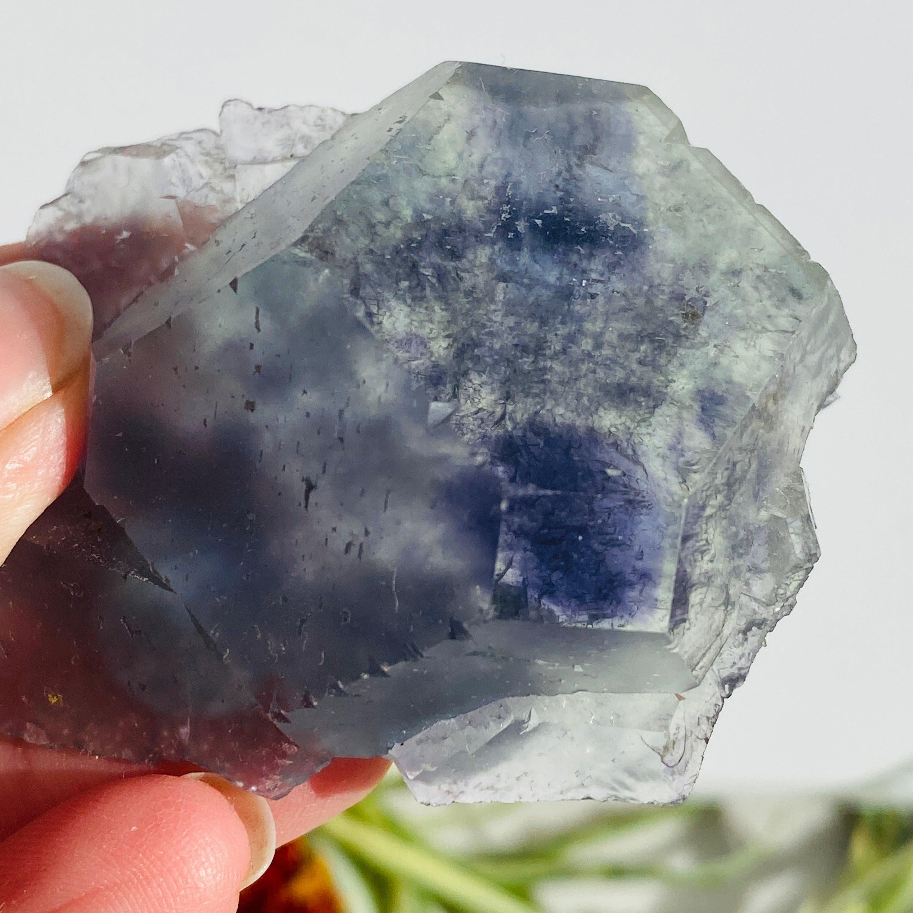 Natural Rainbow Fluorite Crystal Specimen - FLU 05 | Healing Stone for Meditation, Energy Work & Home Decor