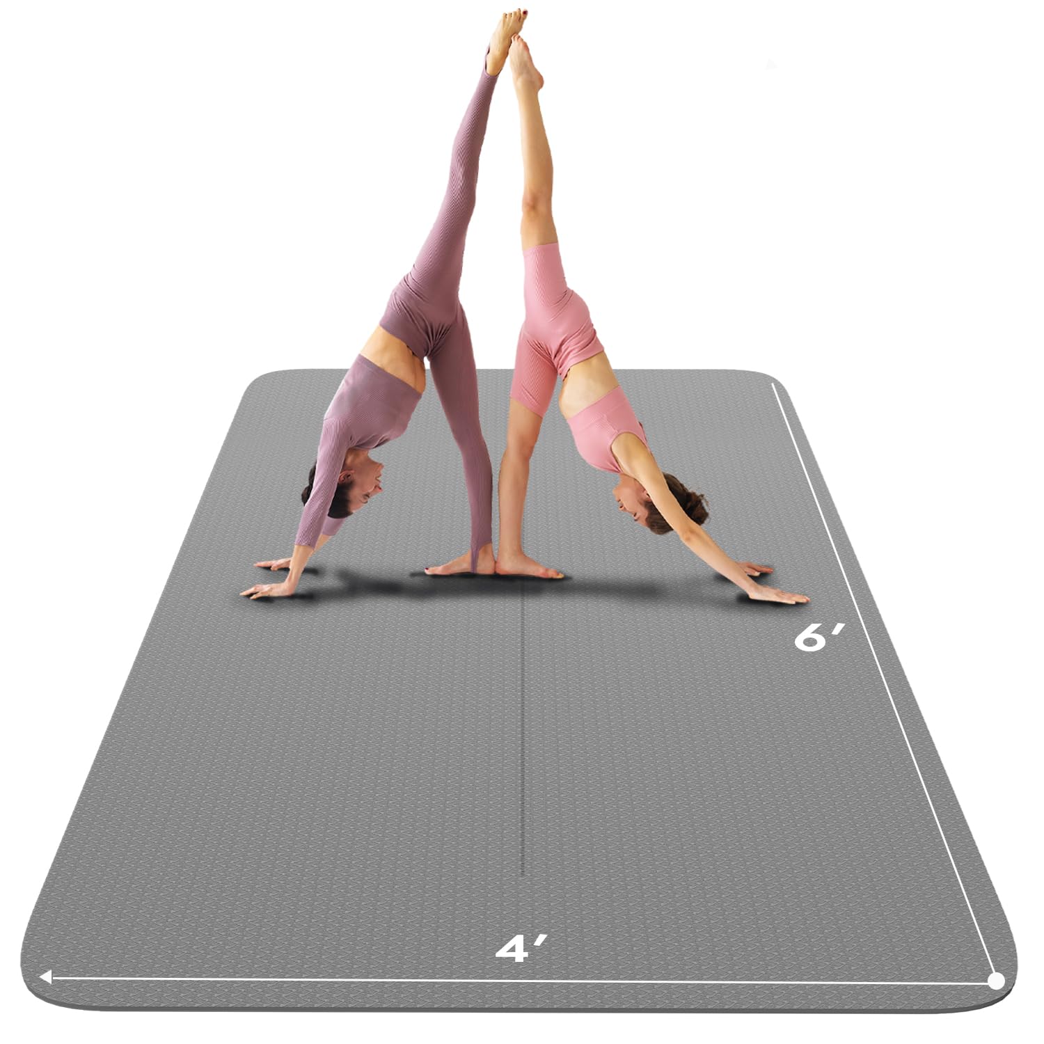 **FrenzyBird Extra Large Yoga Mat 6'x4' (72