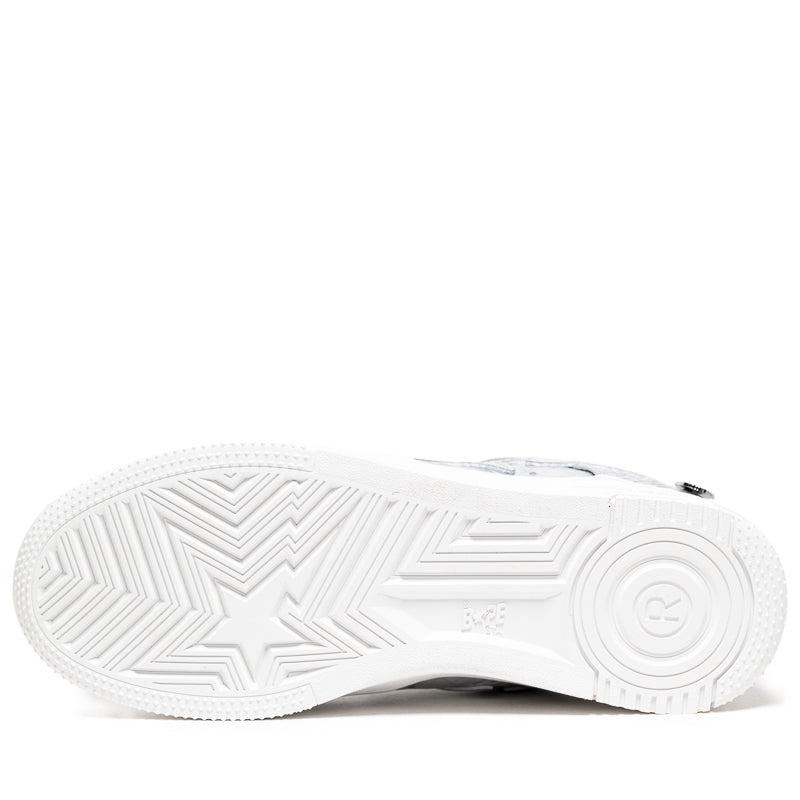 Bape Sta #5 Silver Sneakers - Stylish Streetwear Shoes for Men | Perfect for Casual Wear & Urban Fashion