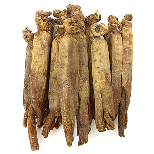 Premium 6-Year-Old Authentic Changbai Mountain Korean Ginseng Root (250g) - Natural Energy Booster for Immunity, Stress Relief & Vitality - Perfect for Tea, Soup & Herbal Remedies
