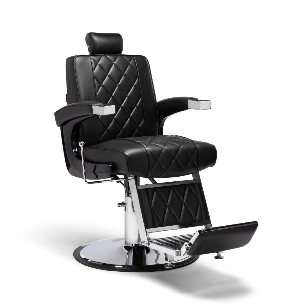 Lanvain Pacific Canada Barber Chair - Professional Salon Styling Chair for Hairdressers & Barbers - Heavy Duty Hydraulic Adjustable Stylist Chair for Salons, Barber Shops & Home Use