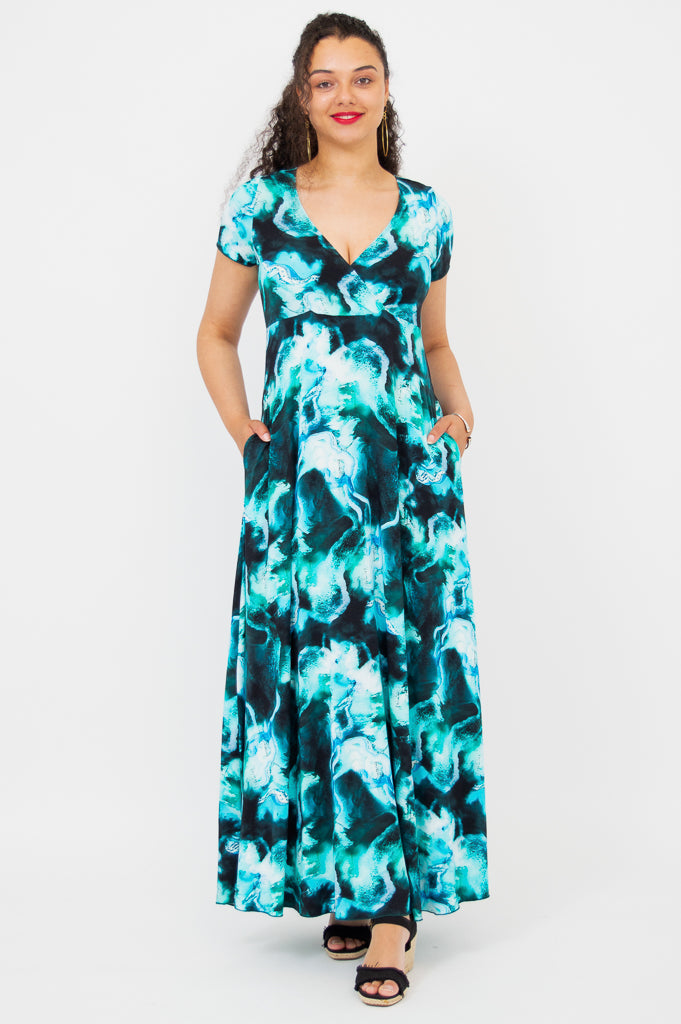 Aurora Maxi Dress - Soft Bamboo Fabric, Elegant Charisma Design for Women | Perfect for Summer, Beach, and Casual Outings