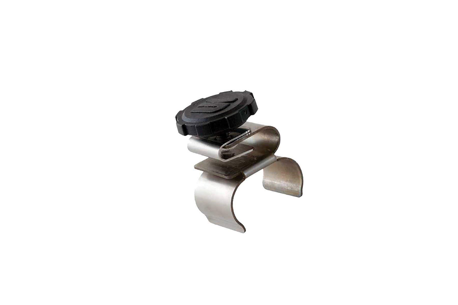 Underwater Kinetics Rylee Fire Heavy Duty Stainless Steel Helmet Clip for 2AA/3AA/4AA Flashlights - Secure Mounting for Diving, Firefighting & Emergency Rescue Gear