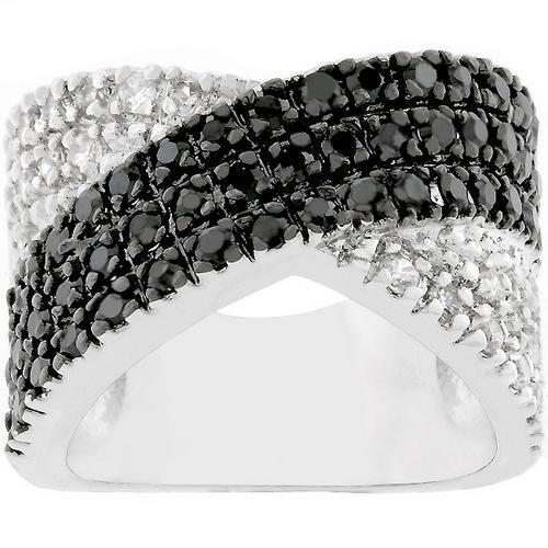 Elegant Cross Pattern Cocktail Ring for Women - Vintage Inspired Statement Jewelry for Parties, Weddings & Evening Events