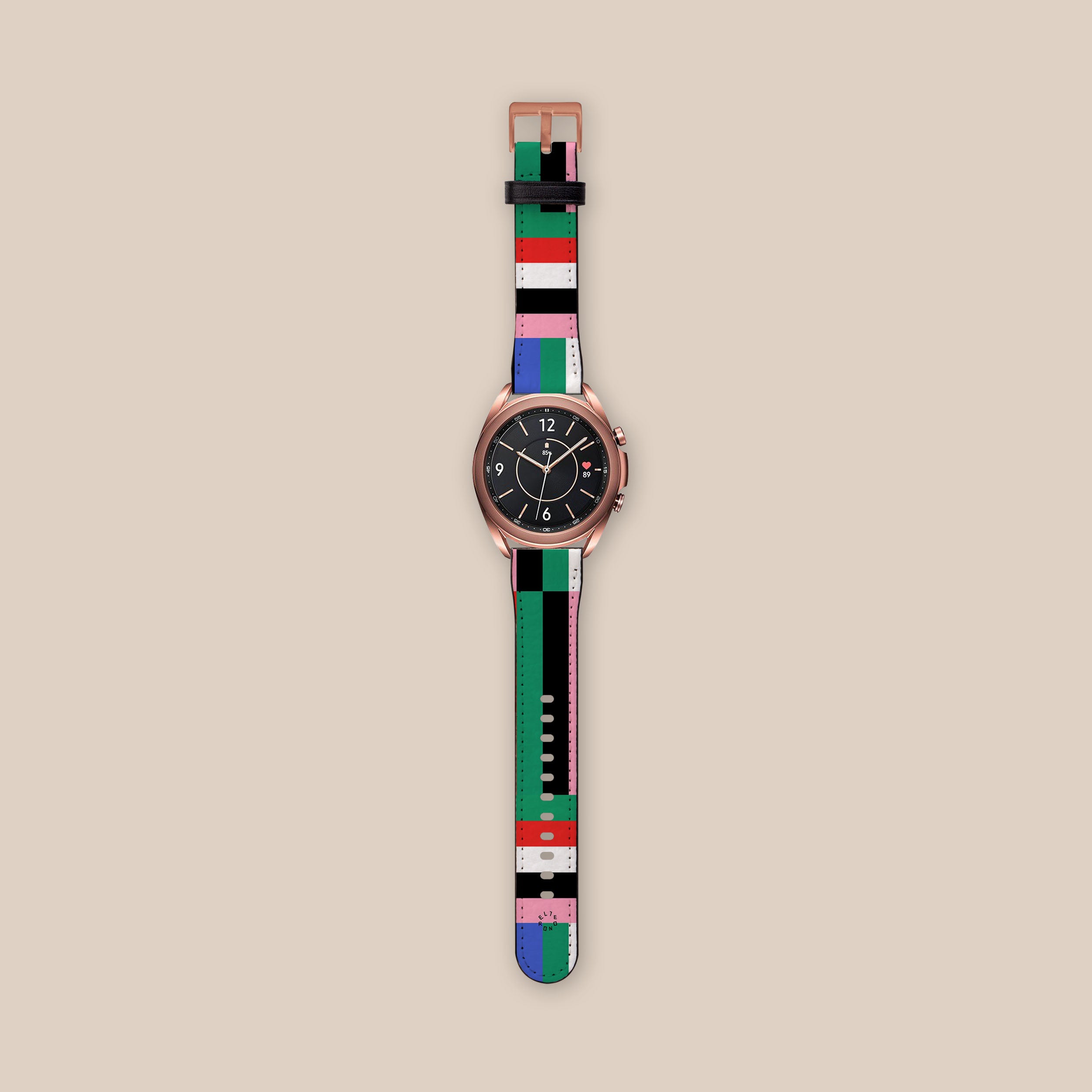 Premium Stripe Fusion Galaxy Watch Band - Durable & Stylish Replacement Strap for Samsung Galaxy Watch - Perfect for Workouts, Running & Everyday Wear