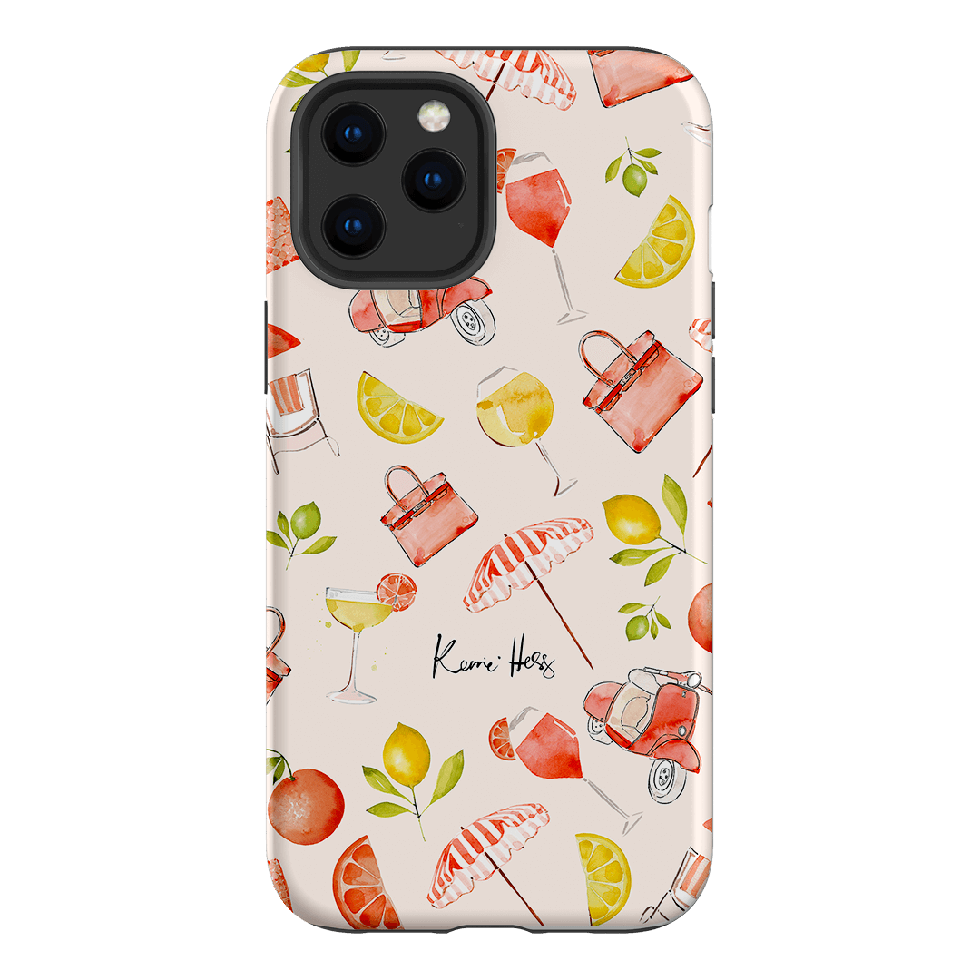 Stylish Positano Phone Case - Durable & Slim Protective Cover for iPhone & Samsung - Perfect for Travel, Work & Everyday Use