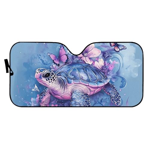 Turtle Flower Blue Purple