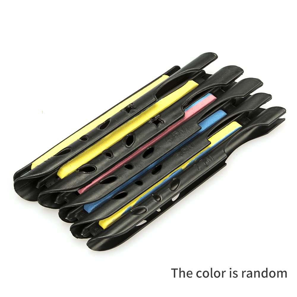 8Pcs Fishing Rod Bobbin Holder Set - Safe Line Winding Tool with Foam Grip for Saltwater & Freshwater Fishing - Perfect for Bass, Trout, and Fly Fishing Accessories