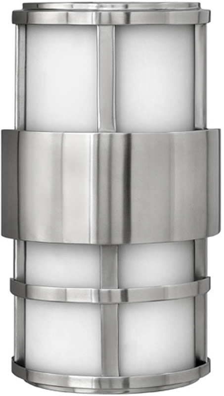 13H Saturn 2 Light Outdoor Wall Mount Stainless Steel - Waterproof Exterior Sconce for Porch, Patio, Garage & Garden Lighting - Modern Rust-Resistant Outdoor Wall Light Fixture