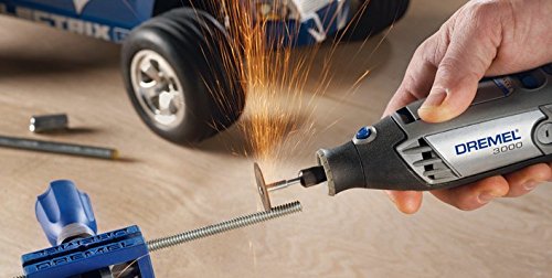 Dremel 3000 Rotary Tool Kit - 130W Variable Speed (10,000-33,000 RPM) with 15 Accessories & Storage Case for Carving, Engraving, Milling, Grinding, Cleaning, Polishing, Cutting & Sanding | Perfect for DIY Projects, Woodworking, Metal Crafting & Home Repairs