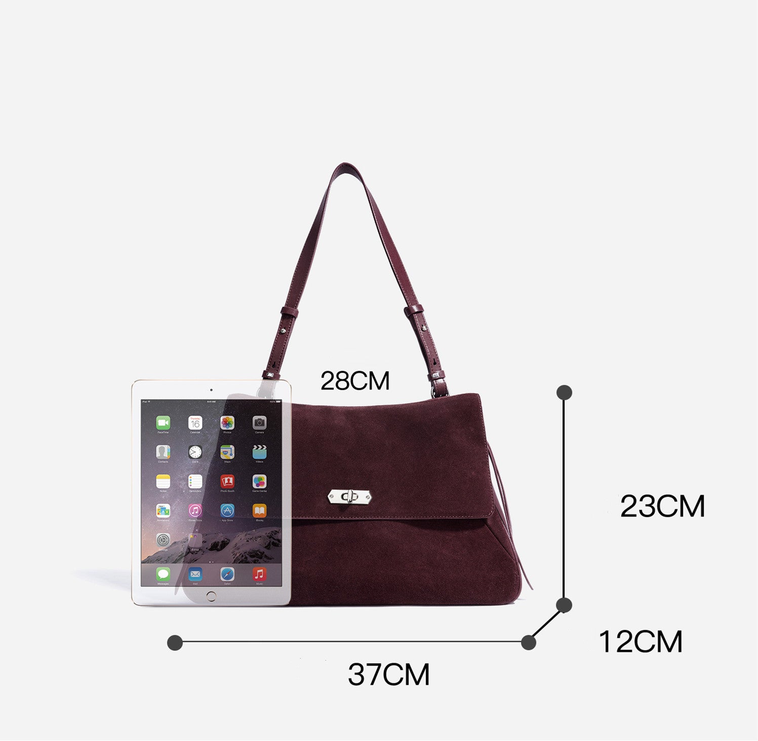 Sleek Minimalist Shoulder Bag for Women - Lightweight Crossbody Purse with Adjustable Strap - Perfect for Work, Travel & Everyday Use