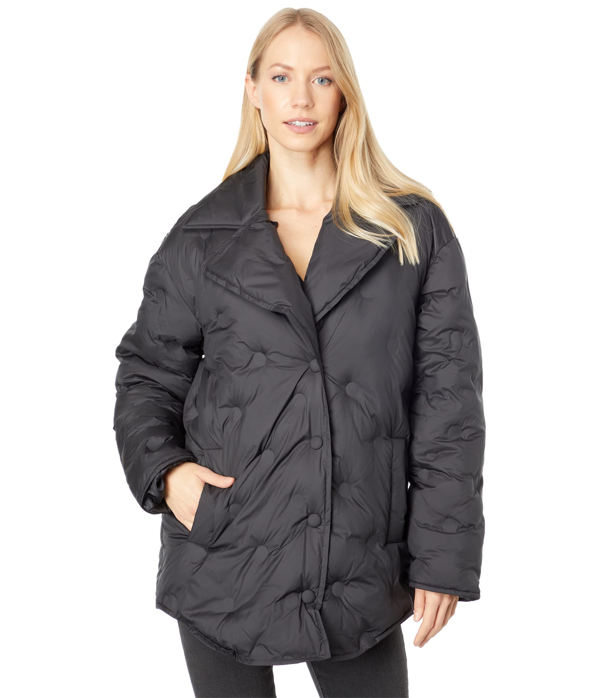 Avec Les Filles Women's Water Resistant Box Quilt Jacket | Winter Puffer Coat for Outdoor Activities & Casual Wear
