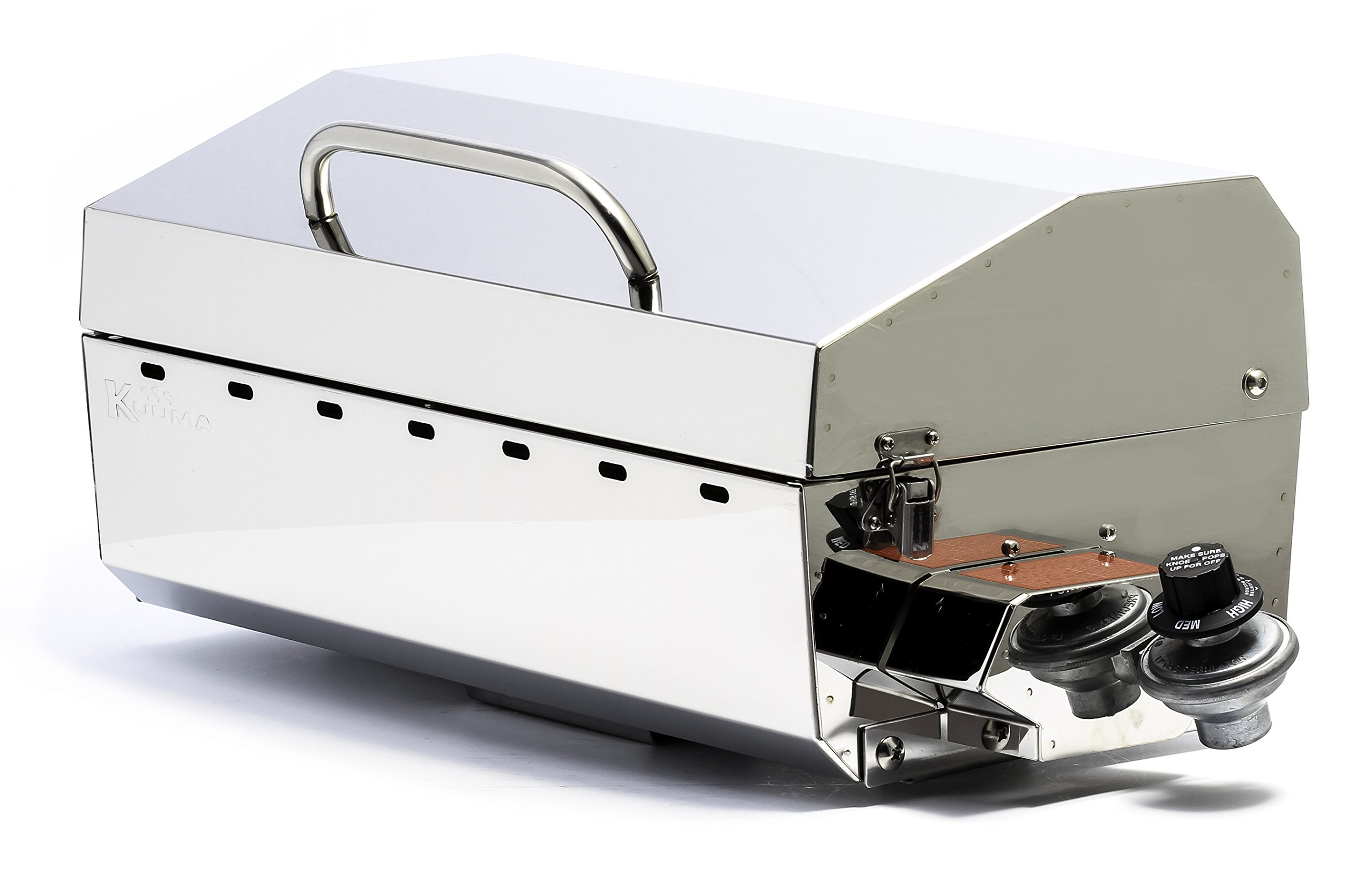 Camco 58130 Stow N' Go 160 Portable Gas Grill for Camping, Tailgating & Outdoor Cooking - Compact & Lightweight Design