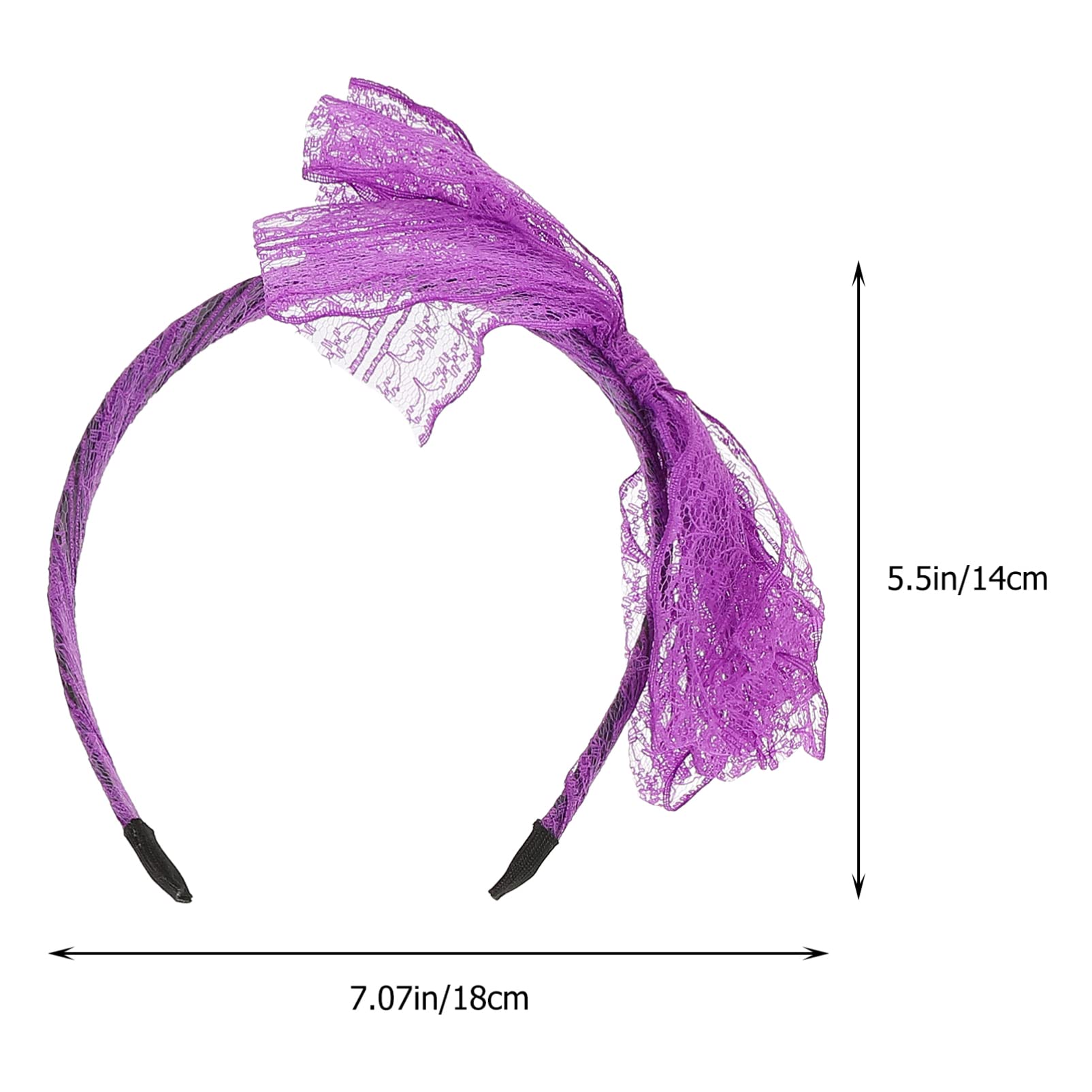 FOMIYES 4-Pack Bowknot Headbands for Girls - Decorative Hair Hoops with Bow Design - Perfect for Parties, Weddings, and Special Occasions (4 Styles x 4 Pieces)
