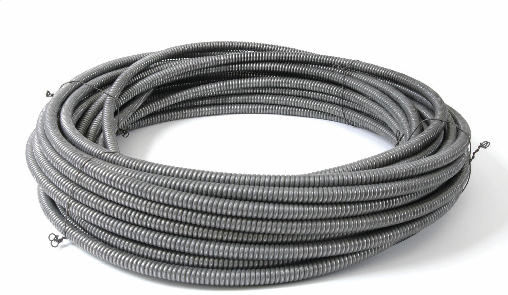 5/8 Inch x 100 Feet Black Inner Core Cable - Heavy Duty Rigid Wire for Construction, Electrical Wiring & Industrial Applications (Model 43647)