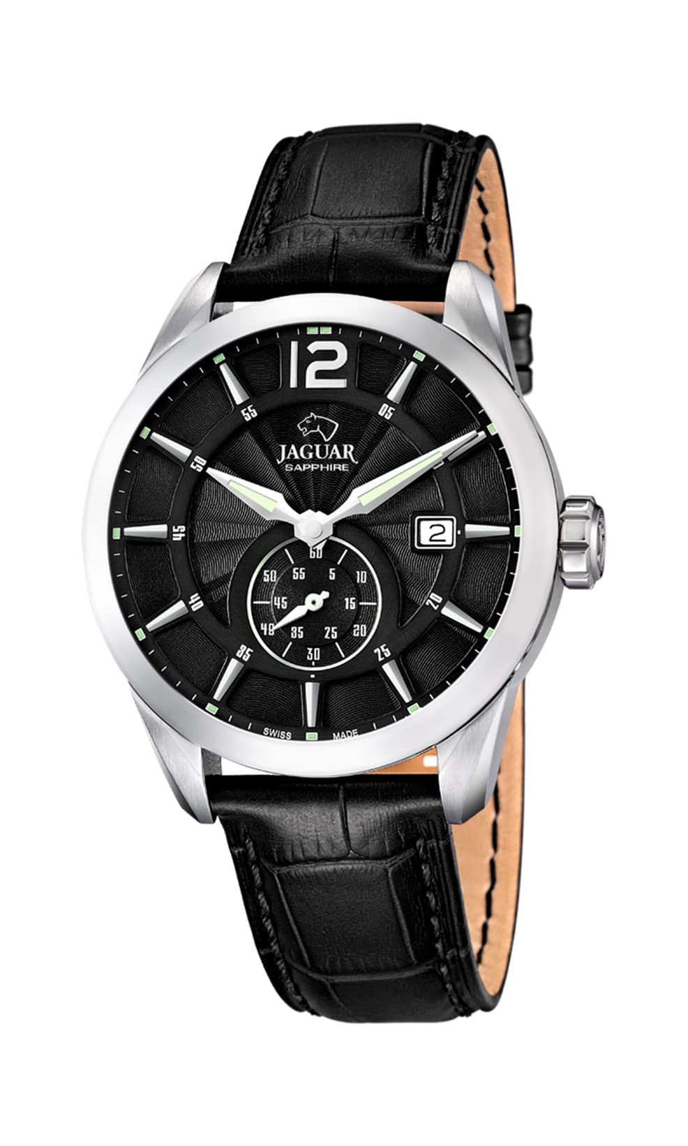 Jaguar Men's Quartz Watch J663/4 - Luxury Leather Strap Timepiece for Business, Casual & Formal Occasions | Perfect Gift for Men