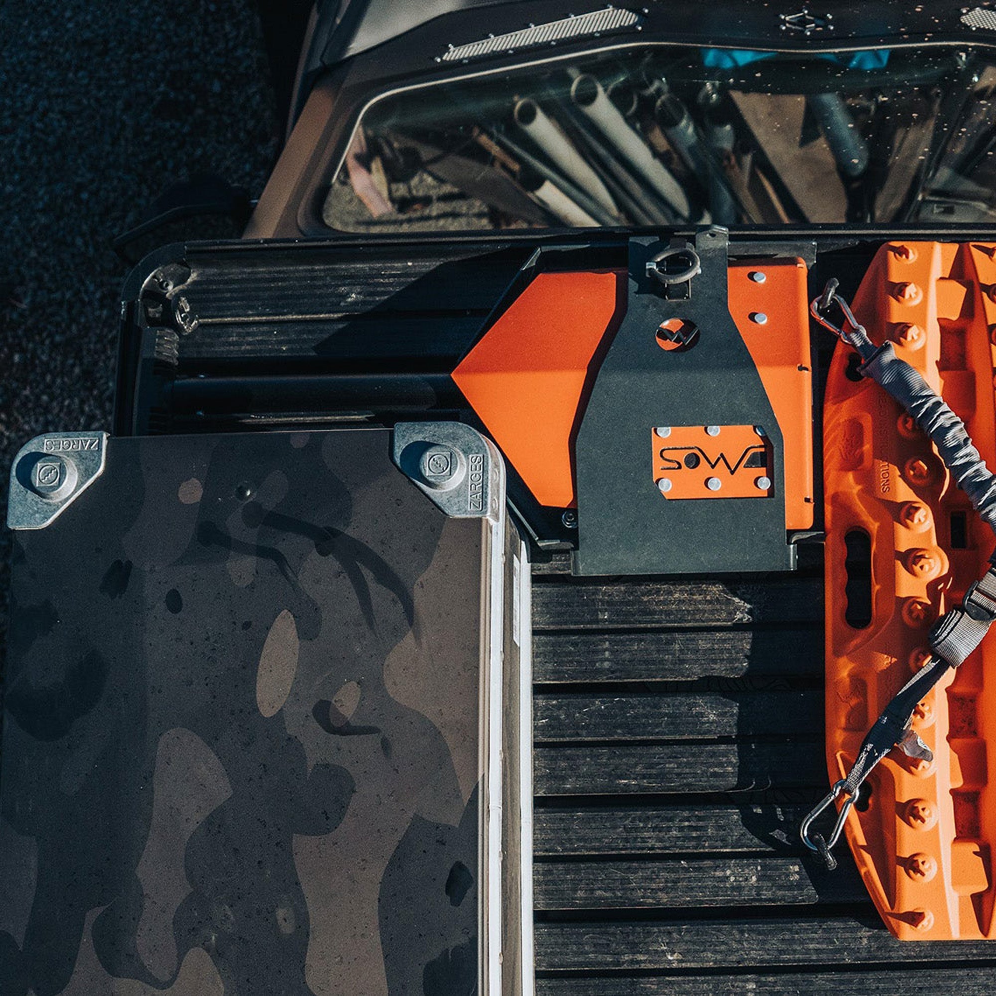 DMOS Delta Shovel Mount - Heavy-Duty Off-Road Shovel Mount for Jeep, Truck & ATV | Secure Storage for Camping, Overlanding & Emergency Preparedness