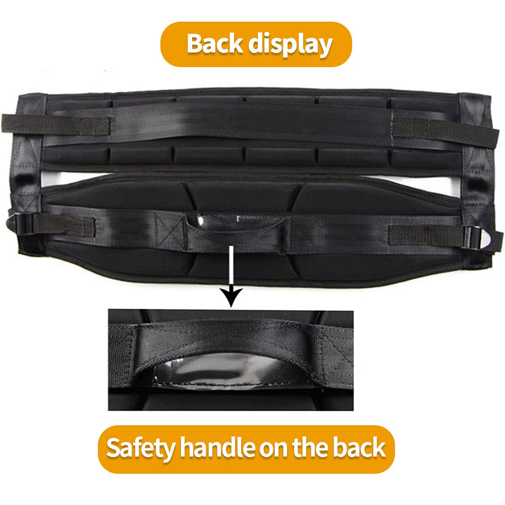 Adjustable Fishing Fighting Waist Belt (140cm-160cm) - Double Safety Support for Deep Sea & Offshore Fishing | Stand Up Rod Holder | Comfortable Belly Top for Boat Fishing Tackle | Perfect for Saltwater Anglers & Big Game Fishing